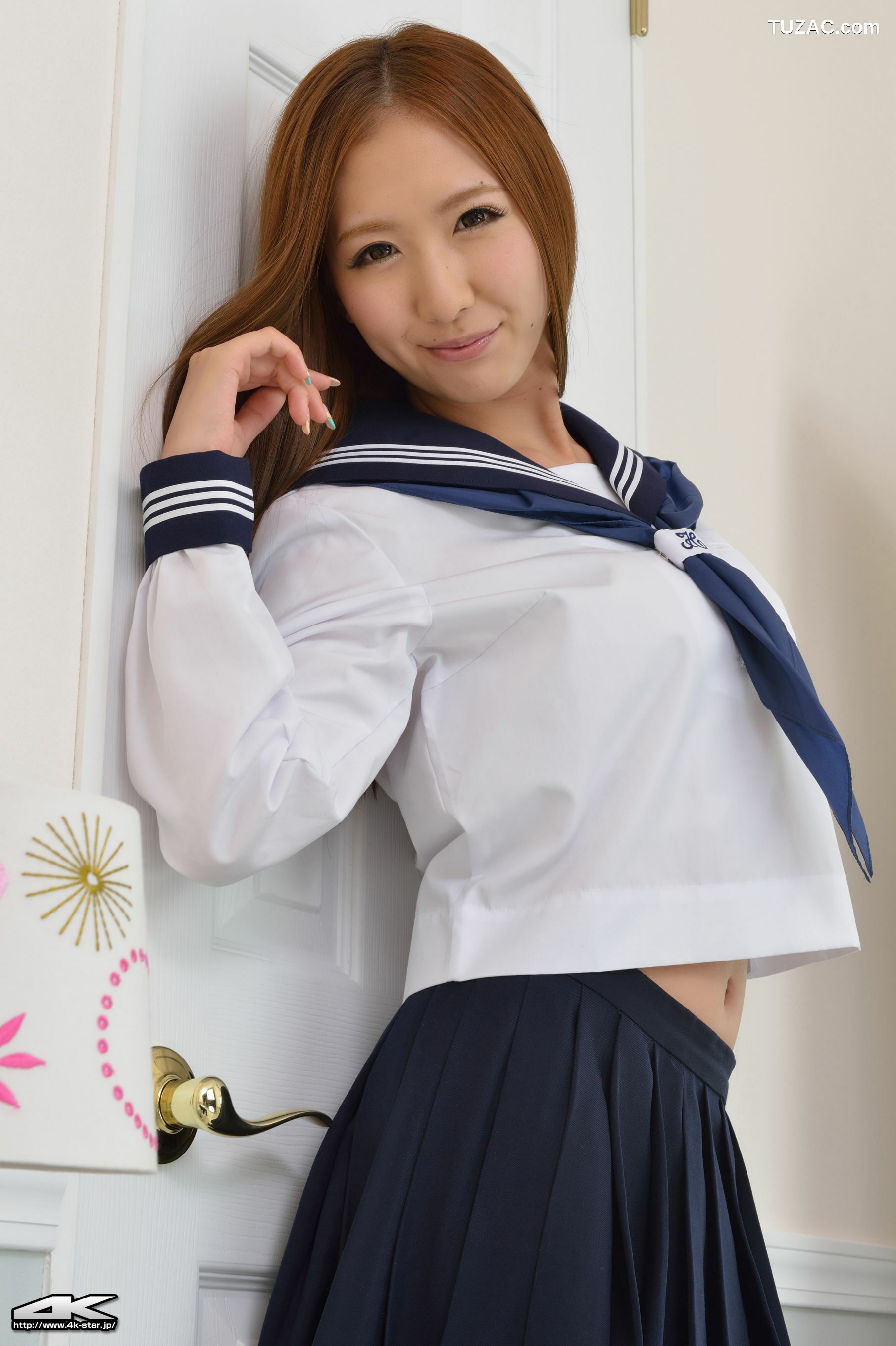 4K-STAR_ NO.00068 岩崎由衣 Sailor Suit 黑丝学妹 写真集[120P]