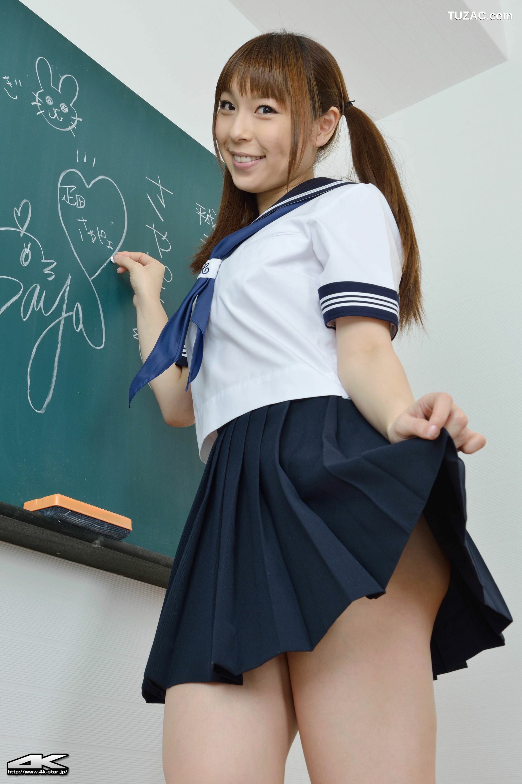 4K-STAR_ NO.00134 疋田紗也 School Girl 教室学生装 写真集[70P]