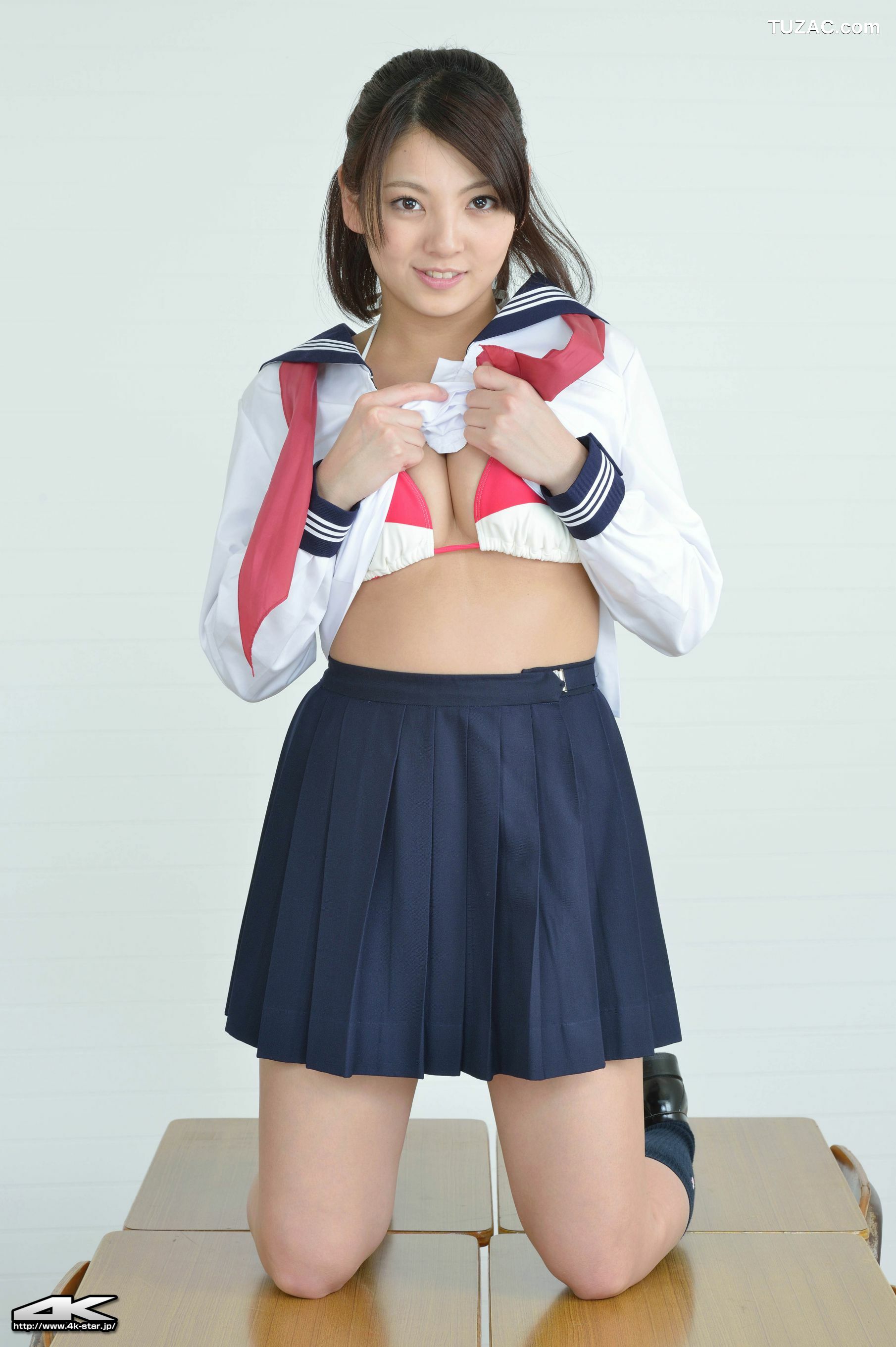 4K-STAR_ NO.00153 樱安里/桜あんり School Girl 教室校服诱惑 写真集[80P]