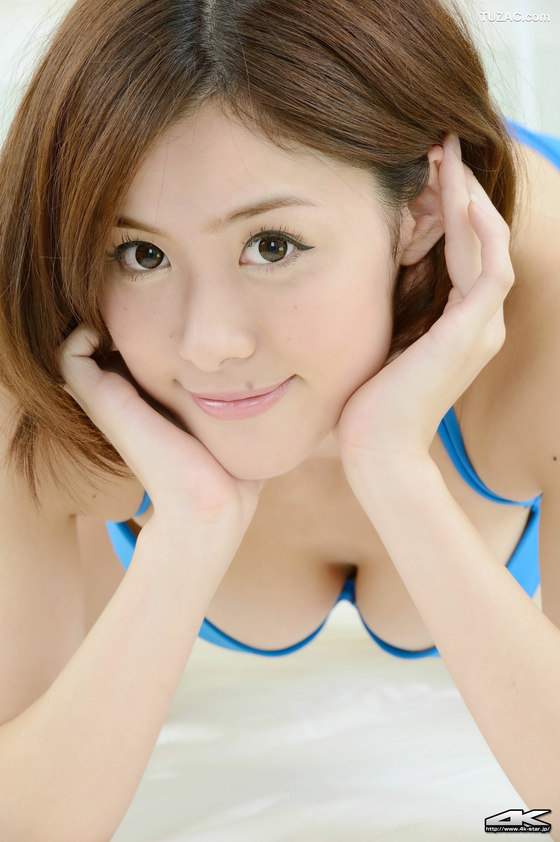 4K-STAR_ NO.00232 なぎさりん Swim Suits 蓝色泳装 写真集[75P]