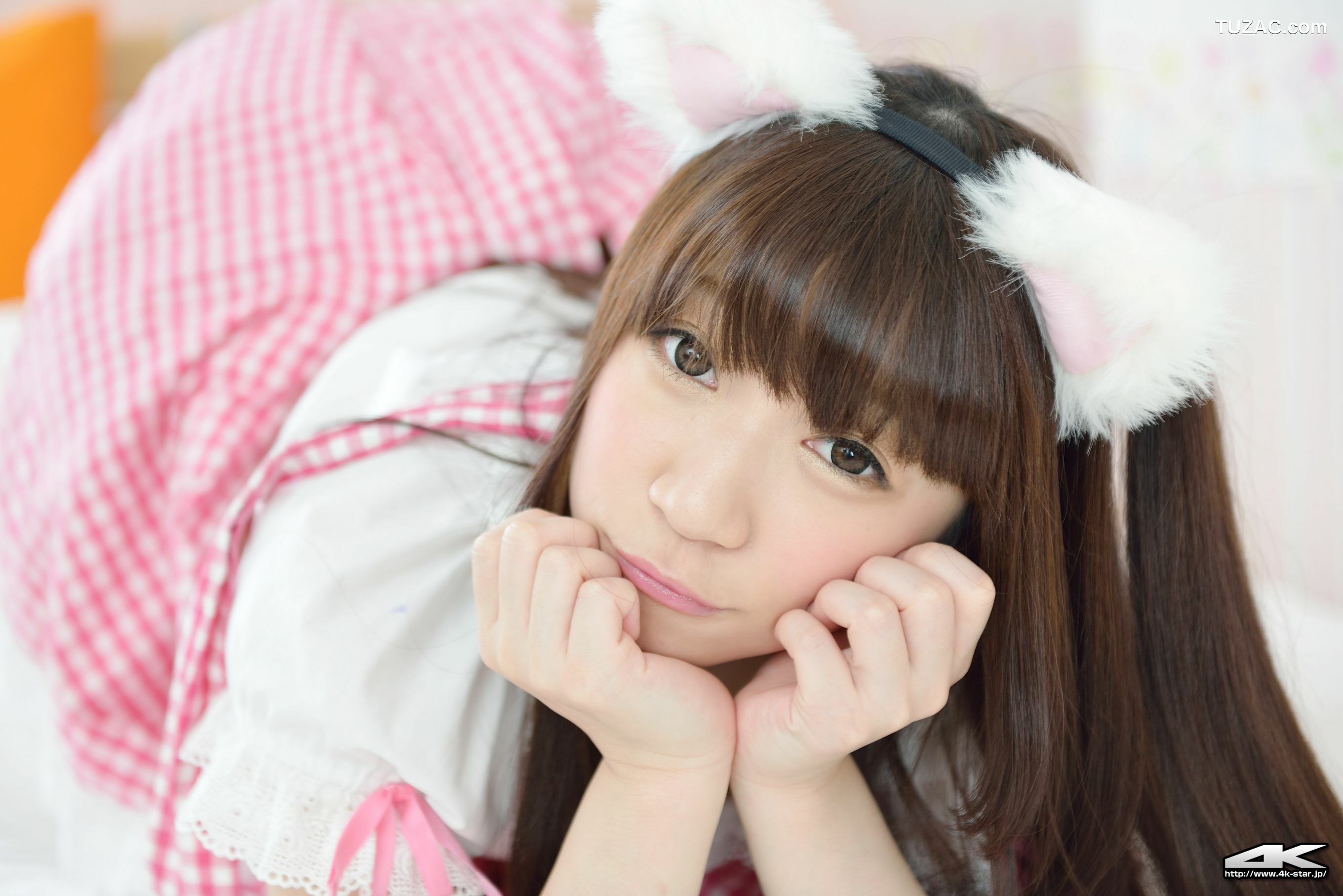 4K-STAR_ NO.00290 月城右紗 Maid Costume 猫耳少女 写真集[50P]