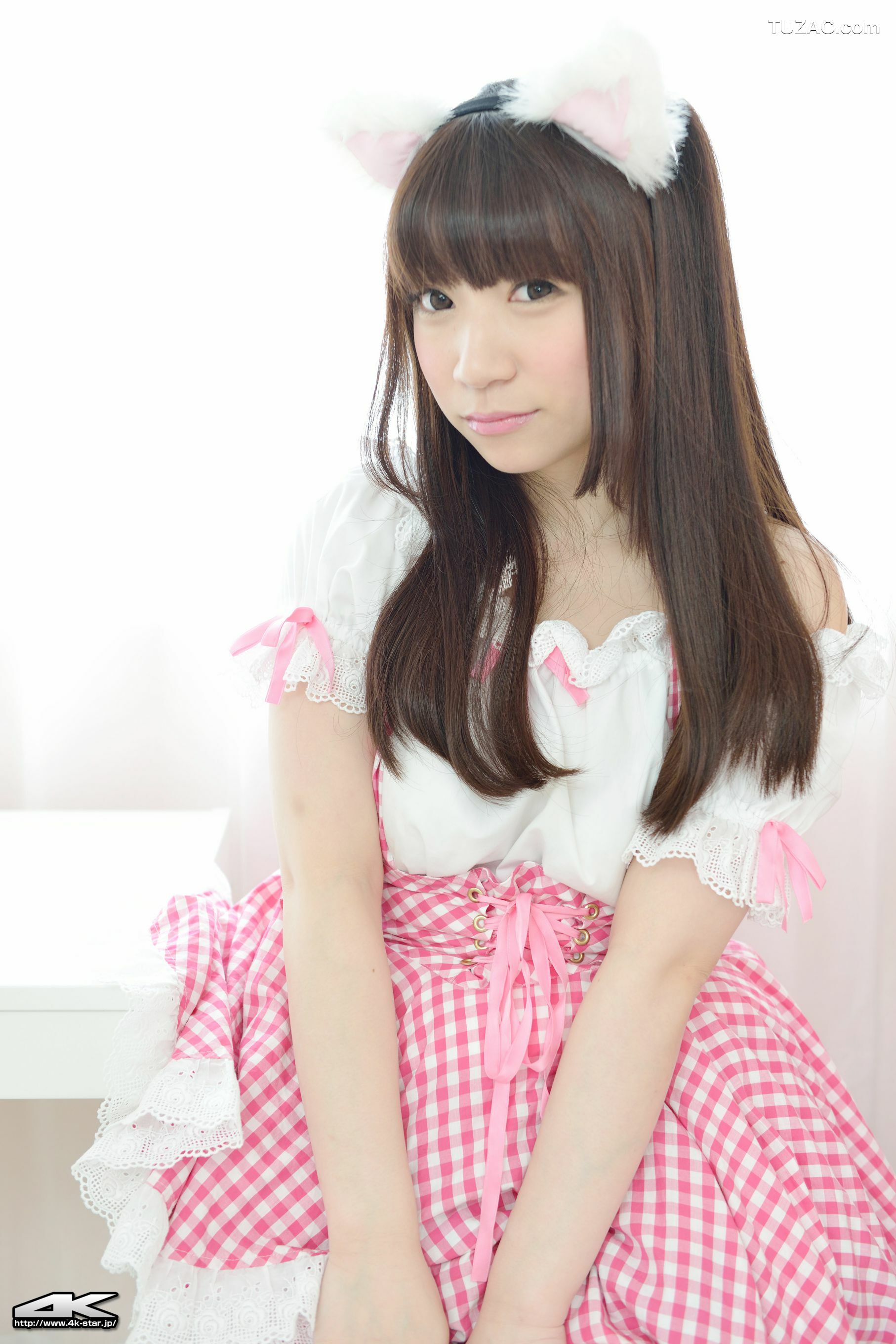 4K-STAR_ NO.00290 月城右紗 Maid Costume 猫耳少女 写真集[50P]
