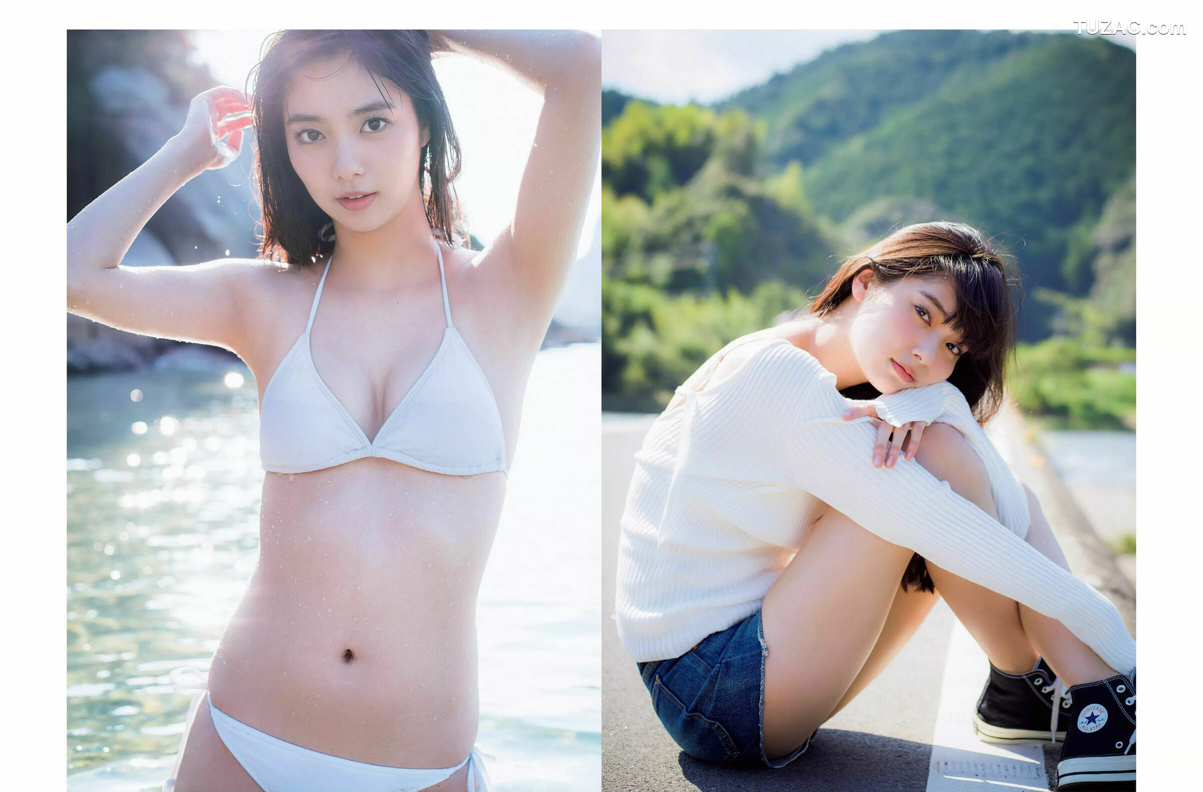 FLASH杂志写真_ 桃月なしこ 新川優愛 渡辺万美 小島藤子 仲村美海 2018.06.19 写真杂志[17P]
