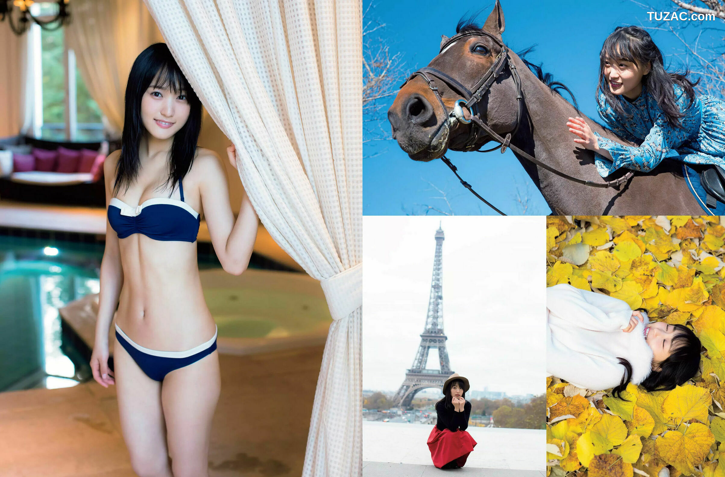 FLASH杂志写真_ 白間美瑠 荻野由佳 柏木由紀 菅井友香 伊原六花 2018.06.12 写真杂志[22P]