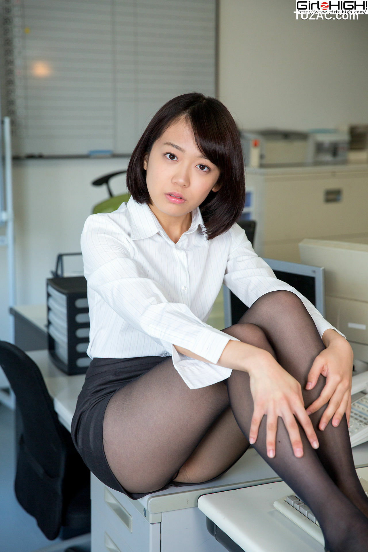 Girlz-High_ 西野小春 - 黑丝OL诱惑 - bkoh_005_001 写真集[30P]