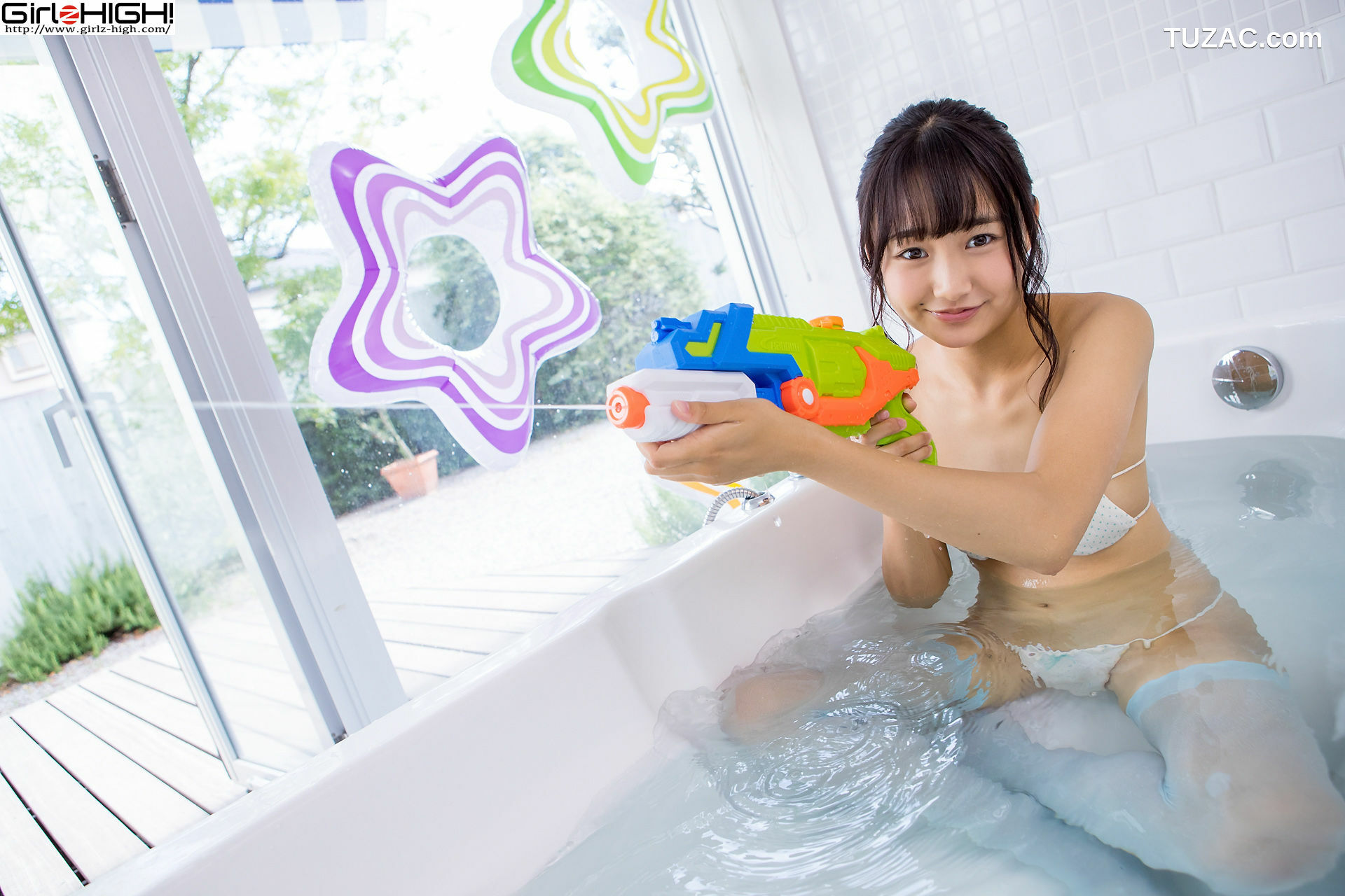 Girlz-High_西野花恋《ニーハイコレクション》眼帯ビキニ 写真集[53P]