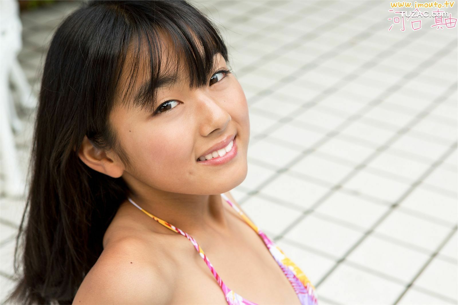 Imuto.tv_河合真由 ~ holiday kawai03 泳池篇 写真集[85P]