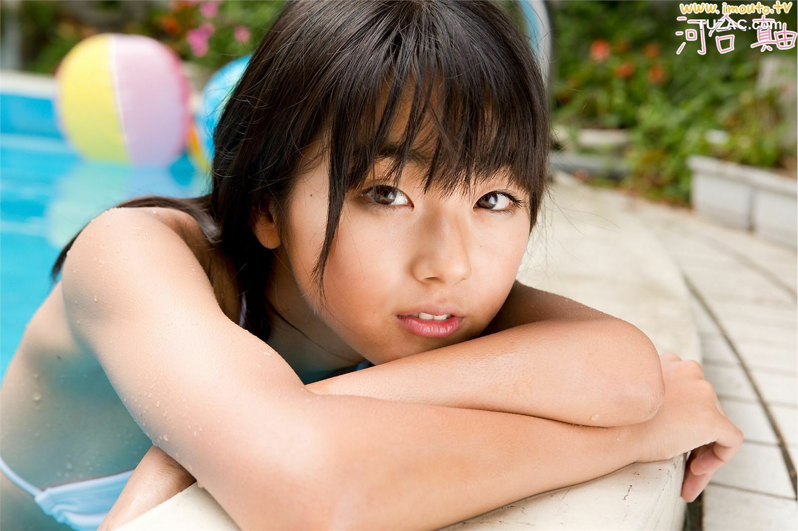 Imuto.tv_河合真由 ~ holiday kawai03 泳池篇 写真集[85P]