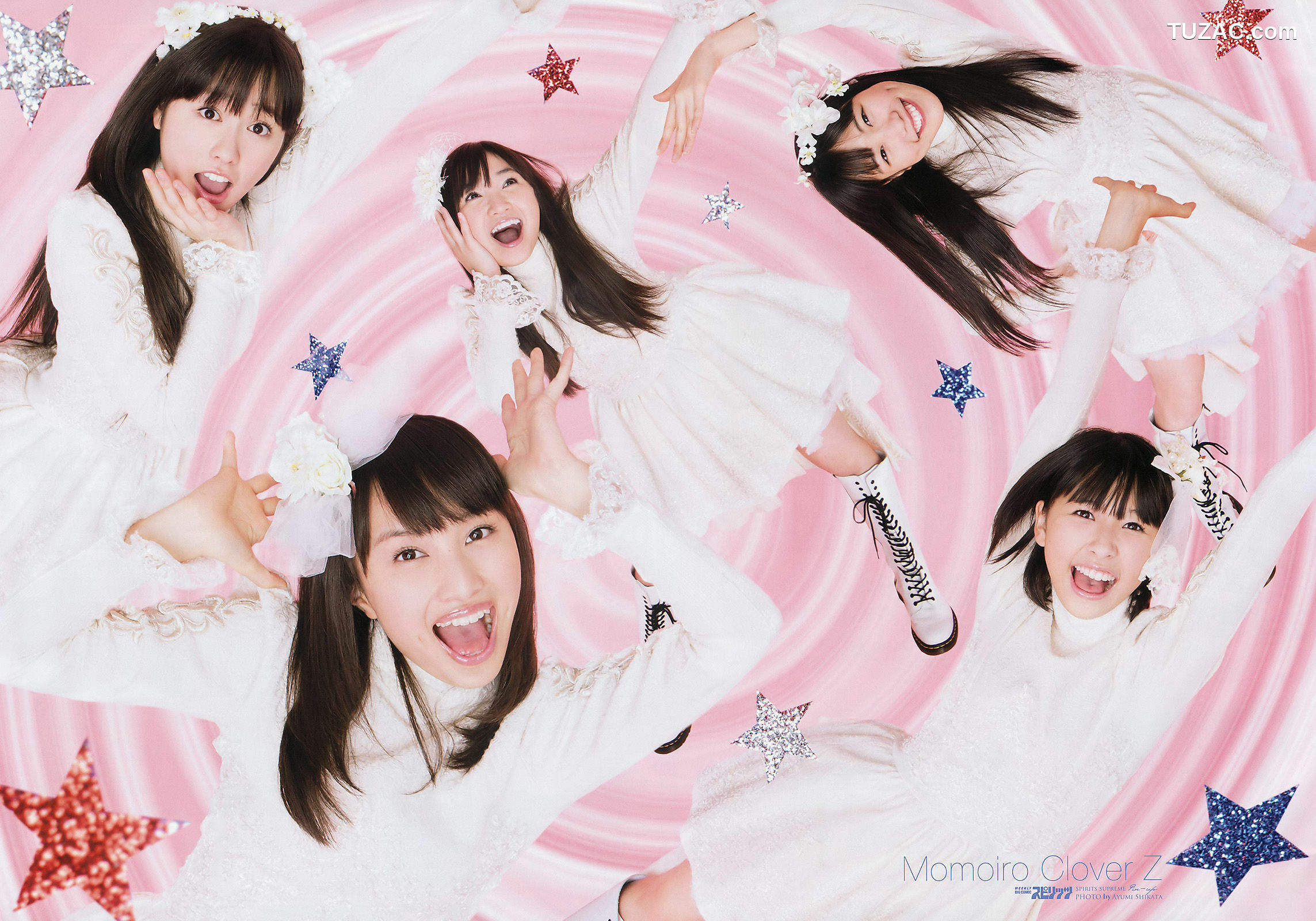Weekly Big Comic Spirits杂志写真_ ももいろクローバーZ 2013年No.04-05 写真杂志[11P]