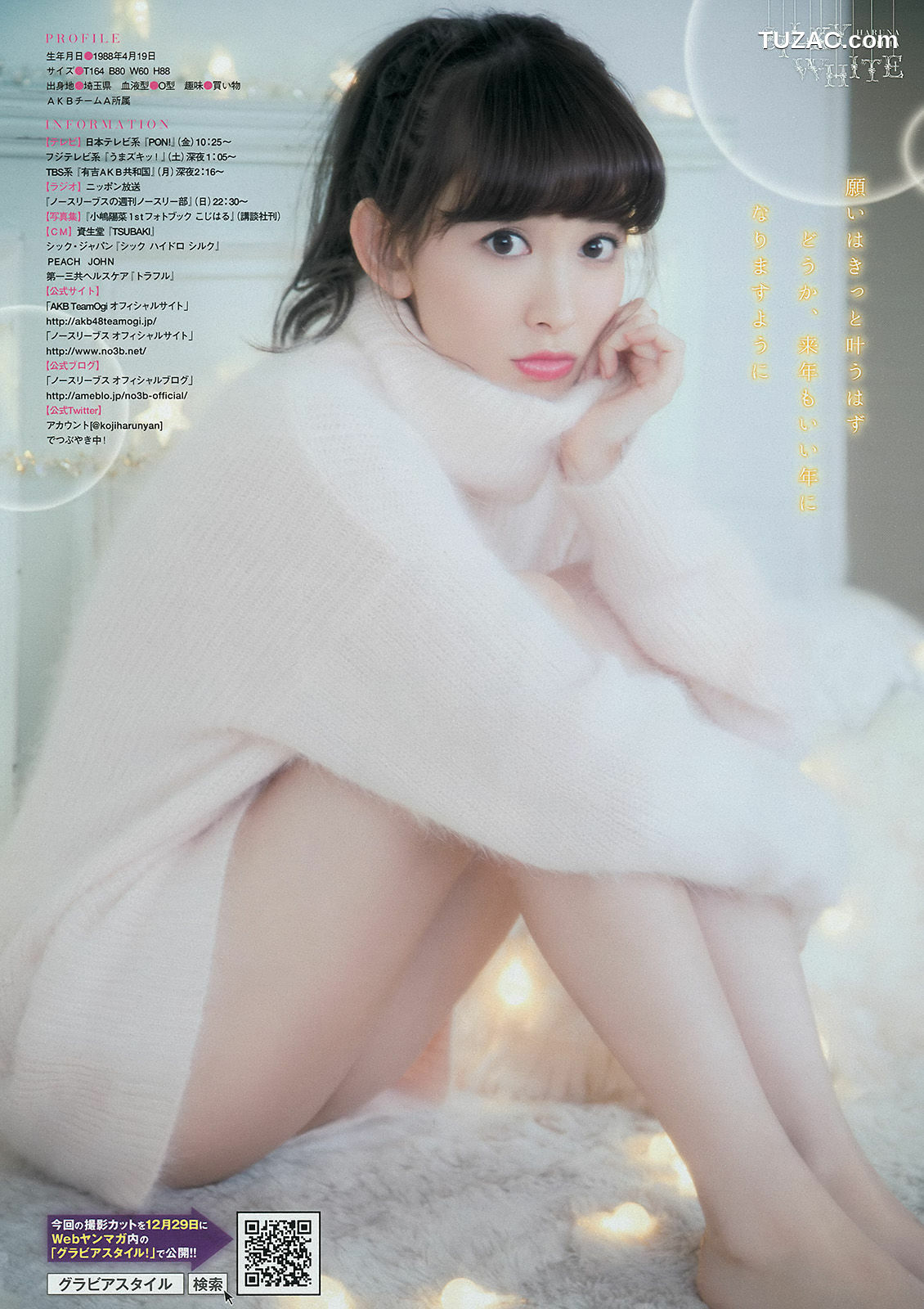 Weekly Big Comic Spirits杂志写真_ 小嶋陽菜 2015年No.04-05 写真杂志[11P]