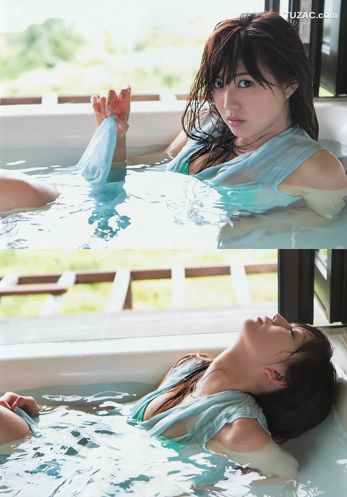 Weekly Big Comic Spirits杂志写真_ 岩﨑名美 2014年No.35 写真杂志[8P]