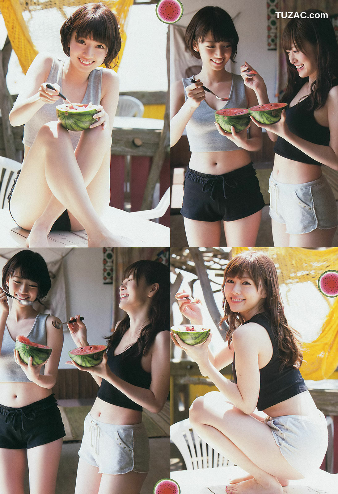 Weekly Big Comic Spirits杂志写真_ 橋本奈々未 白石麻衣 2014年No.29 写真杂志[8P]