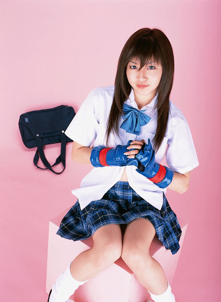 YS Web_松山麻美/松山まみ《戦え女子高生 たちあがれ男たち》写真集 Vol.154[57P]