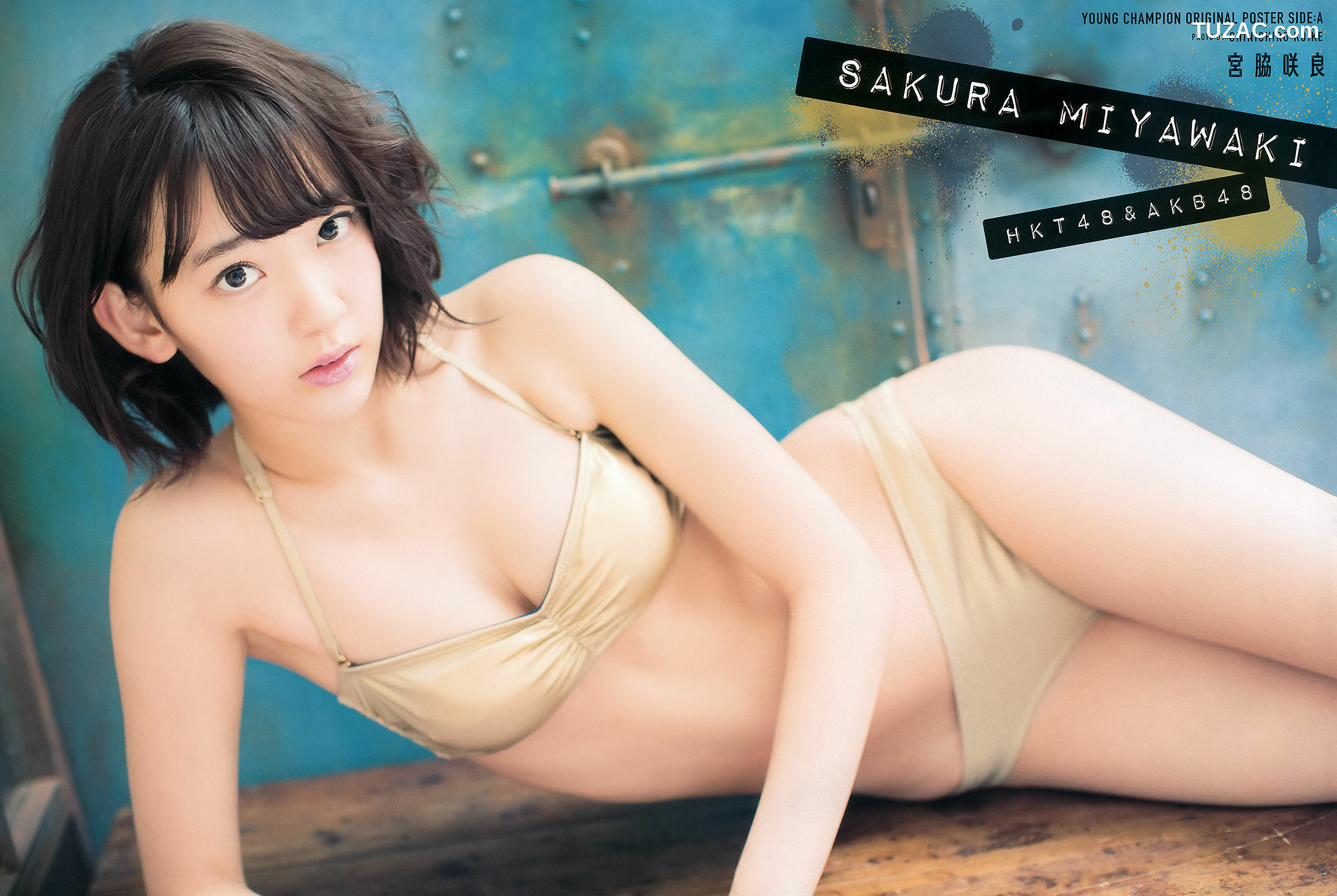 Young Champion杂志写真_ 宮脇咲良 天木じゅん 2015年No.11 写真杂志[17P]