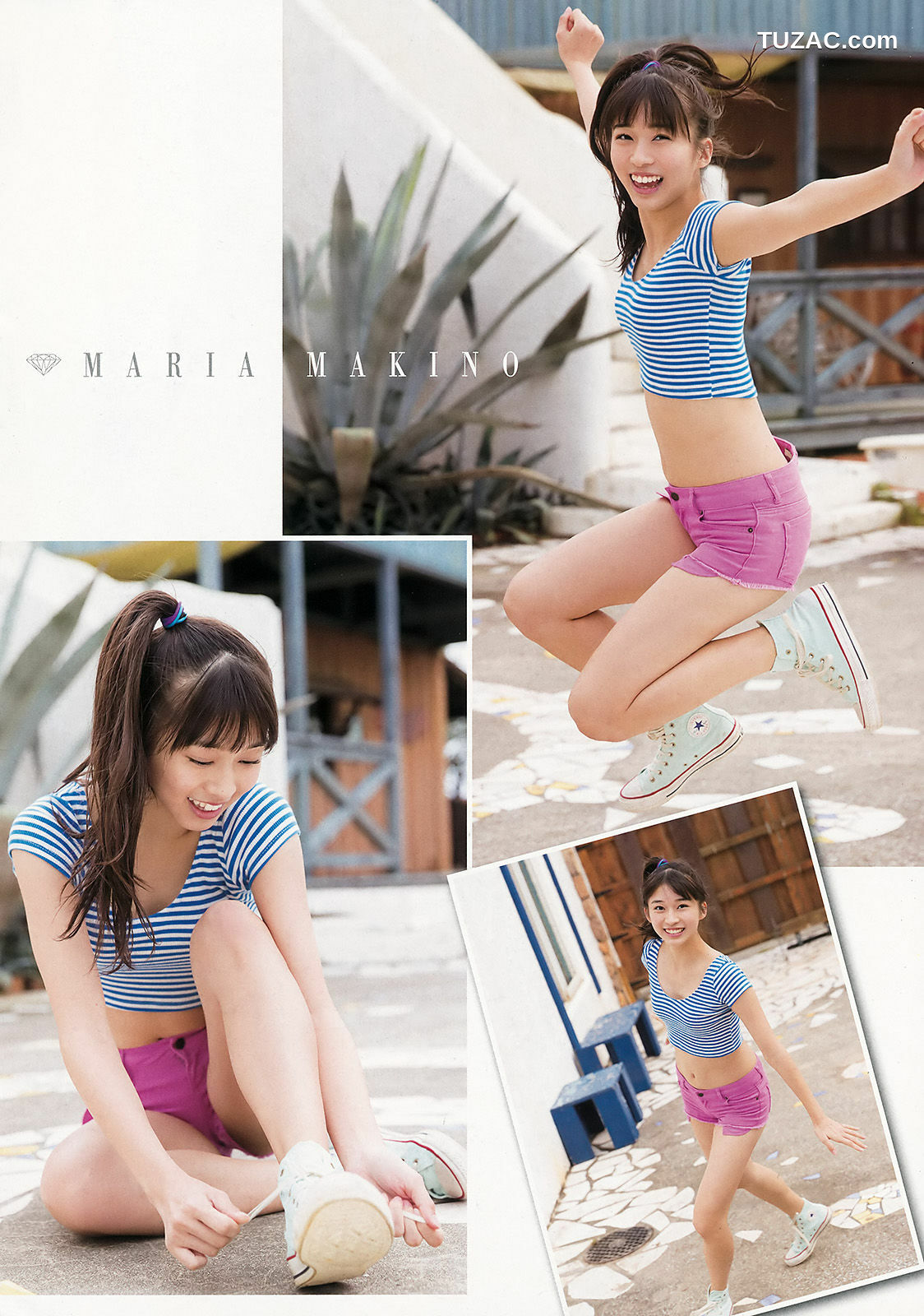 Young Champion杂志写真_ 牧野真莉愛 伊藤寧々 2018年No.01 写真杂志[24P]