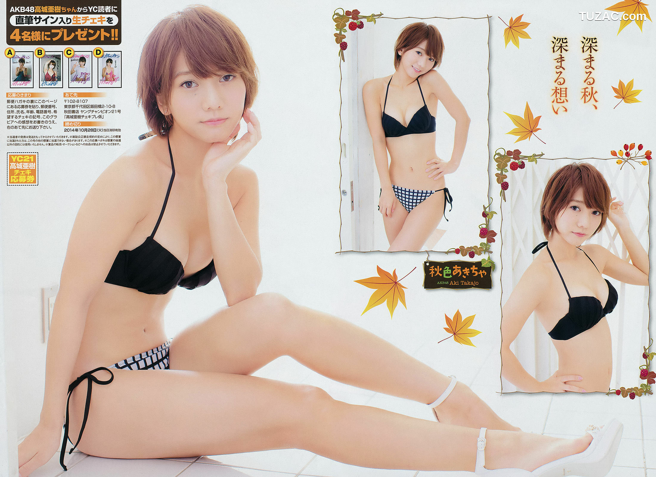 Young Champion杂志写真_ 高城亜樹 和泉美沙希 2014年No.21 写真杂志[17P]