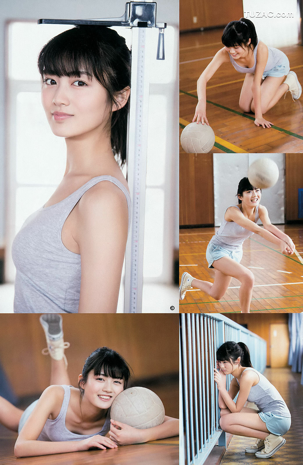 Young Gangan杂志写真_ 京佳 水谷果穂 英里香 2016年No.12 写真杂志[20P]