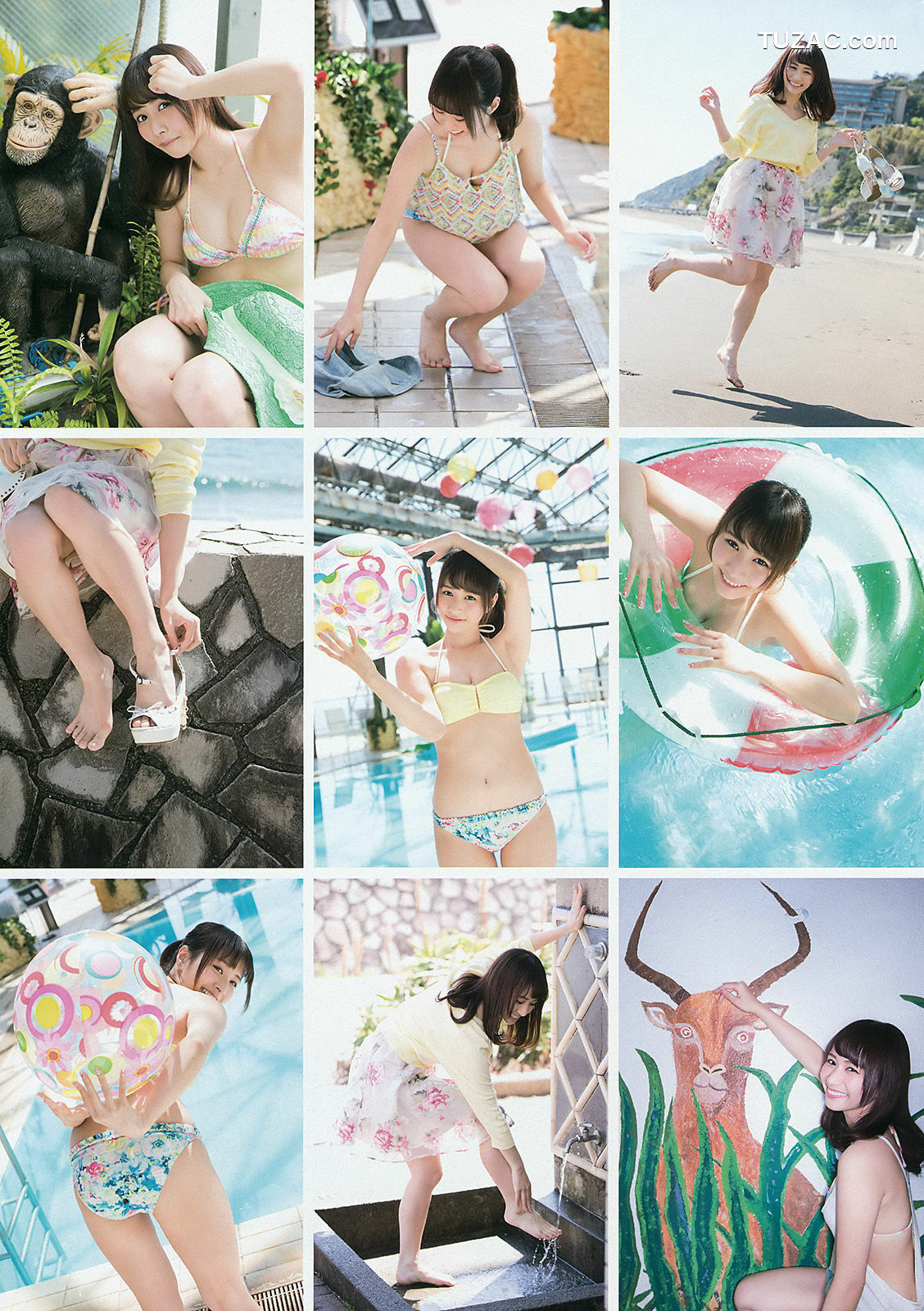 Young Gangan杂志写真_ 兒玉遙 武田紗季 2015年No.12 写真杂志[15P]