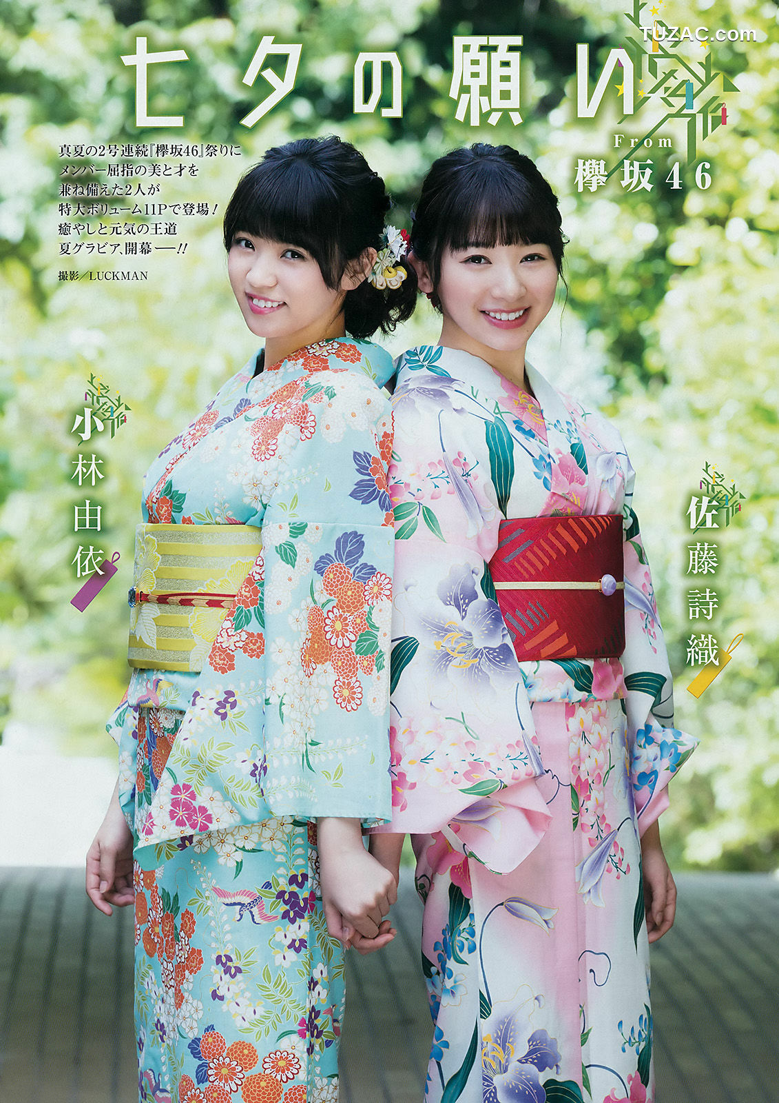 Young Gangan杂志写真_ 守屋茜 小林由依 佐藤詩織 2017年No.14 写真杂志[19P]