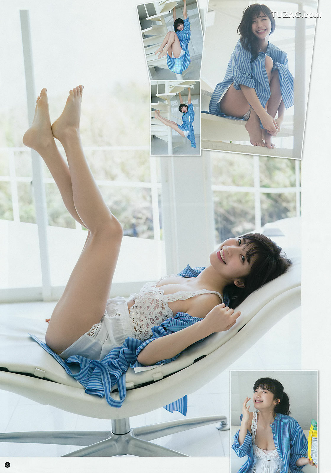 Young Gangan杂志写真_ 小倉優香 沖口優奈 2018年No.11 写真杂志[21P]