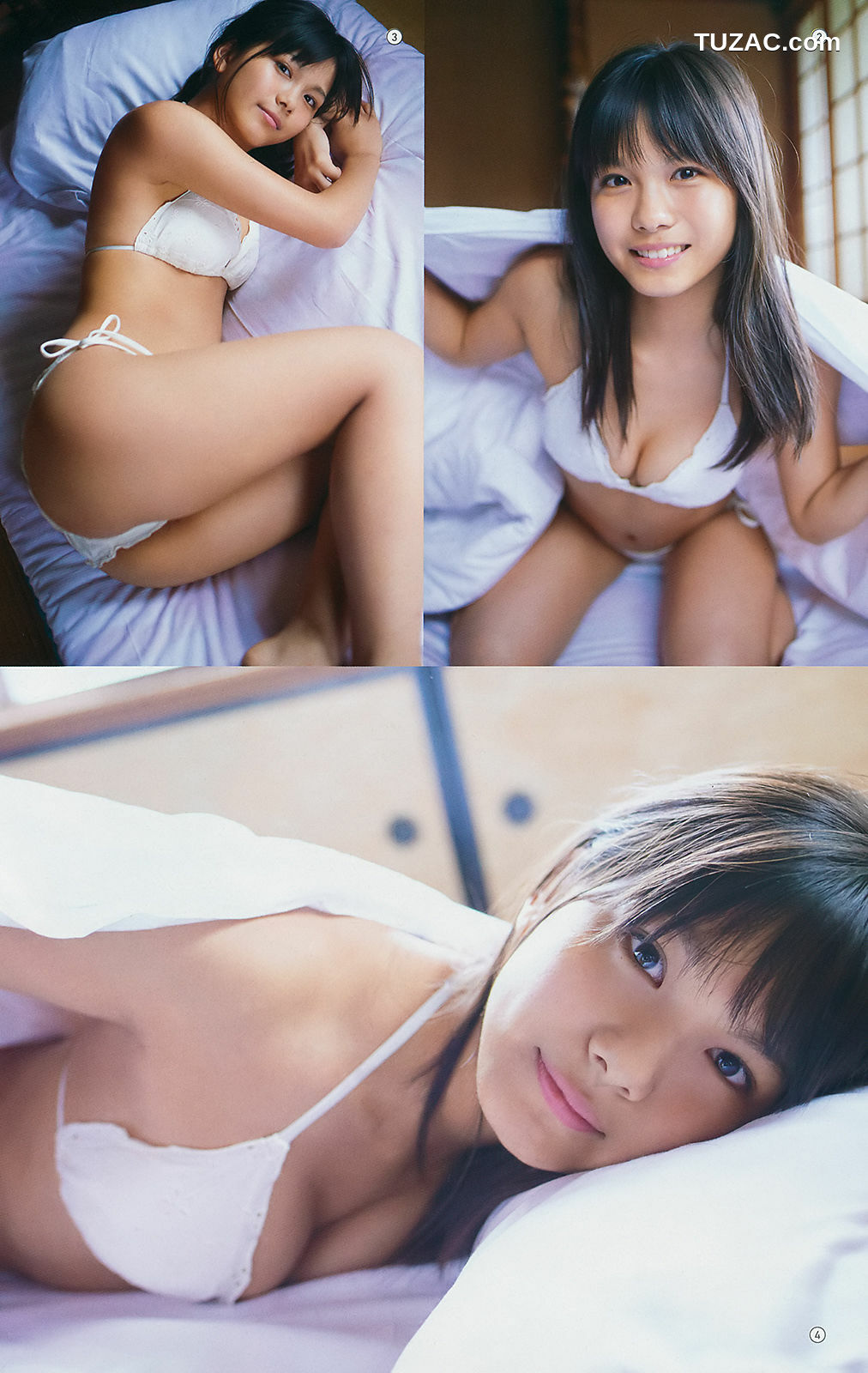 Young Gangan杂志写真_ 桃月なしこ 咲良七海 黒木麗奈 2018年No.19 写真杂志[24P]