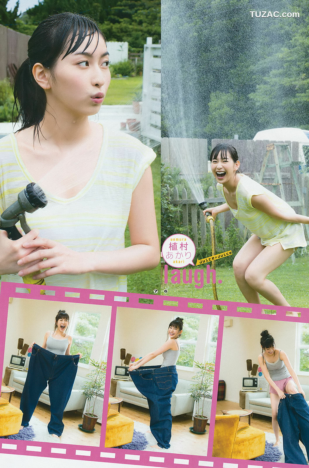 Young Gangan杂志写真_ 植村あかり 大場美奈 2016年No.18 写真杂志[14P]