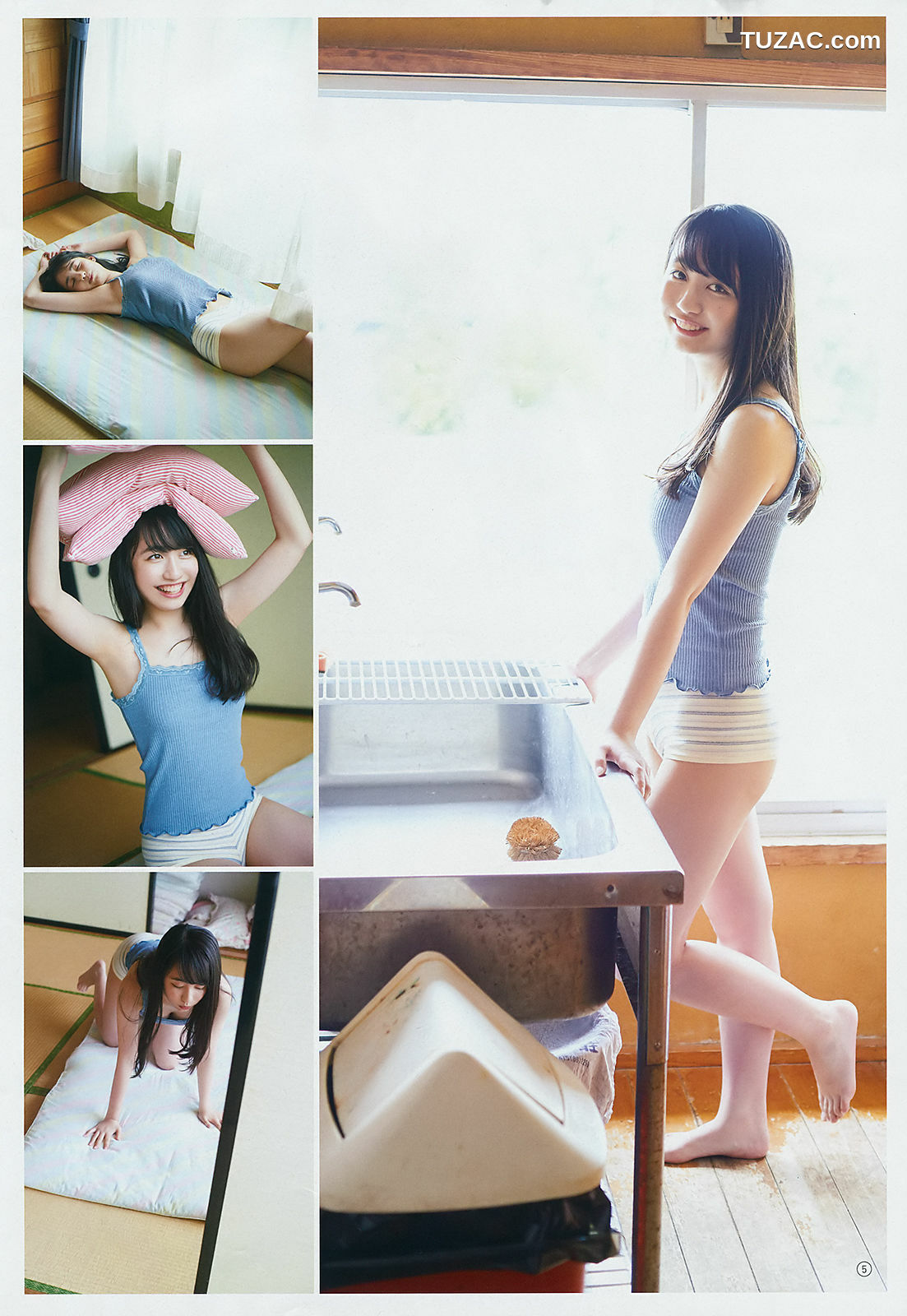 Young Gangan杂志写真_ 浅川梨奈 安倍乙 長尾しおり 2018年No.14 写真杂志[24P]