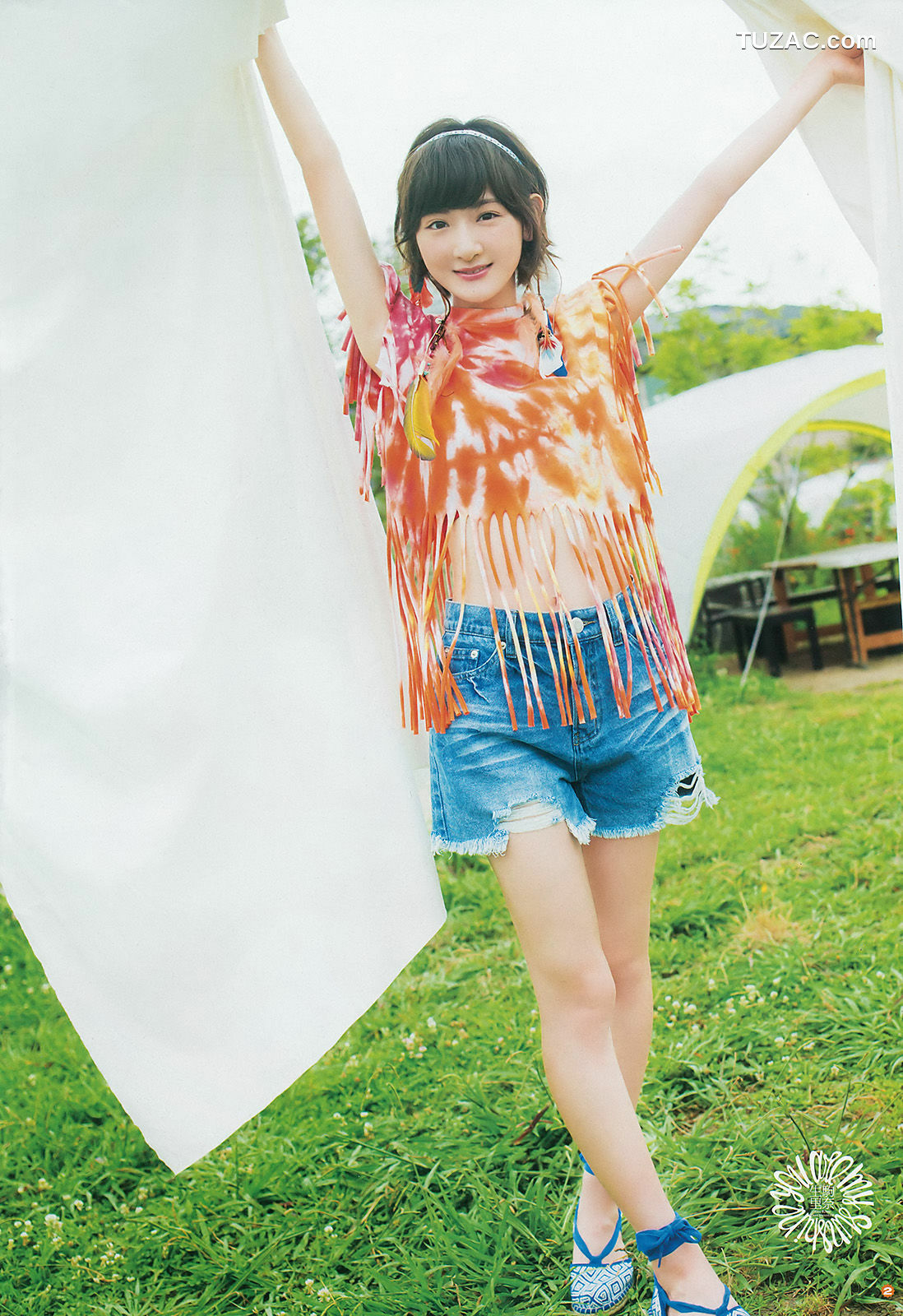 Young Gangan杂志写真_ 生駒里奈 北野日奈子 2016年No.16 写真杂志[15P]