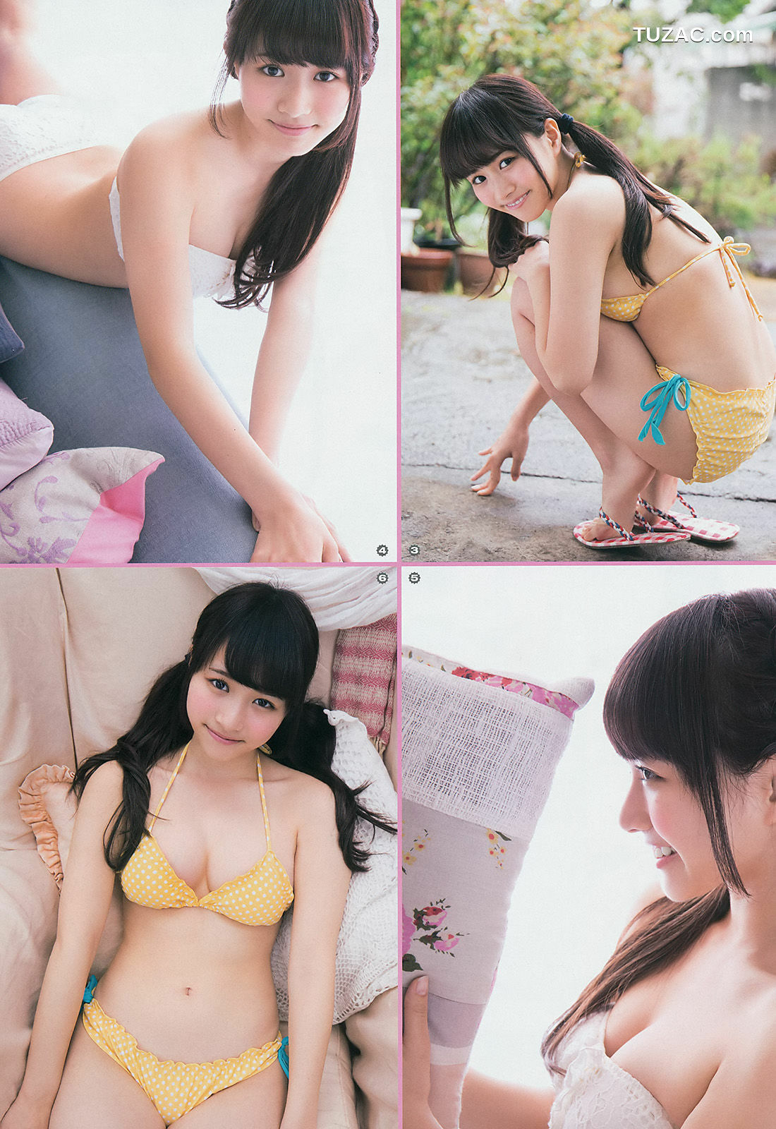 Young Gangan杂志写真_ 鈴木ちなみ 吉川友 武田紗季 木村葉月 2014年No.12 写真杂志[24P]