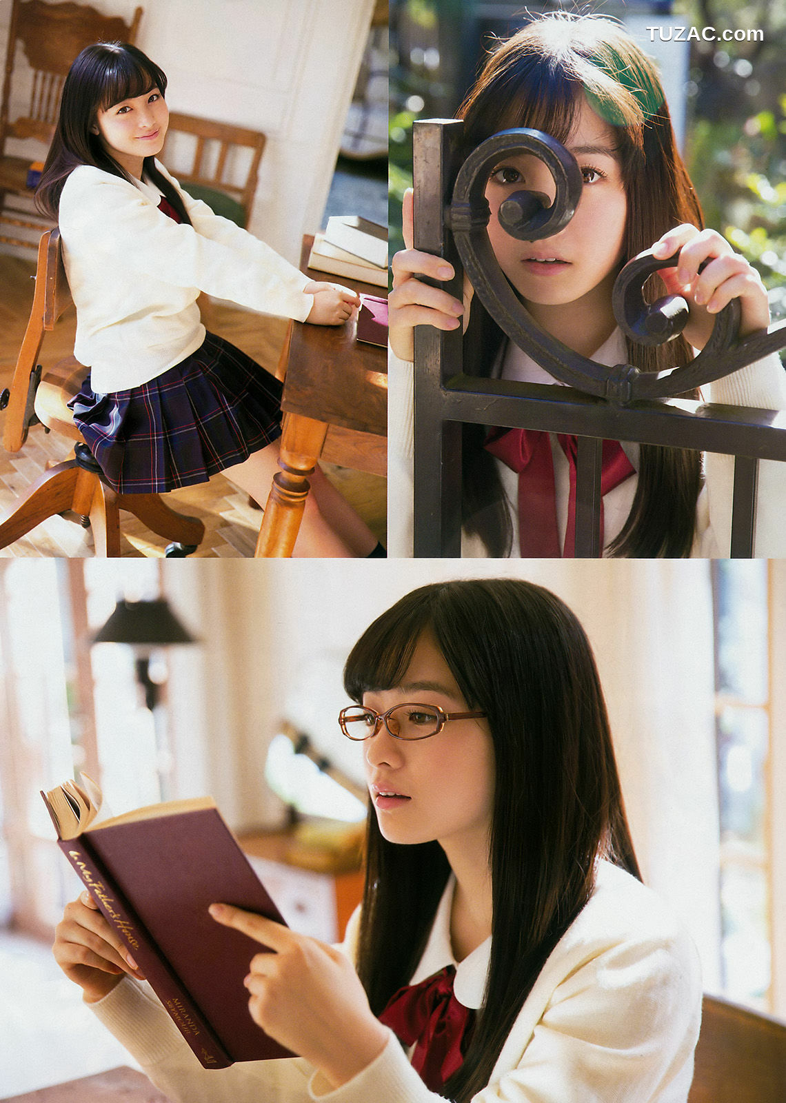 Young Magazine杂志写真_ 橋本環奈 大澤玲美 2017年No.13 写真杂志[12P]