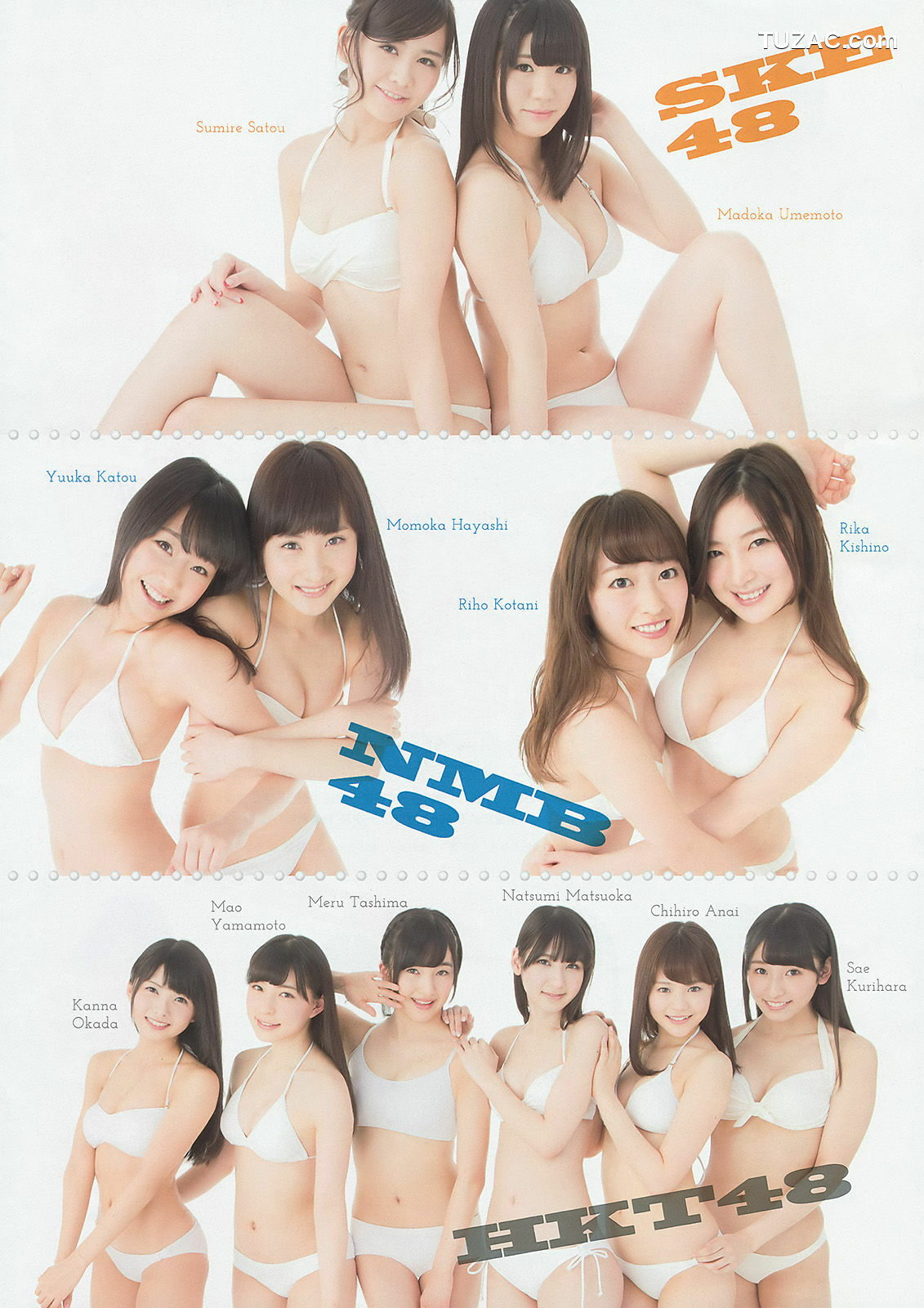 Young Magazine杂志写真_ 西野七瀬 橋本奈々未 2015年No.16 写真杂志[16P]