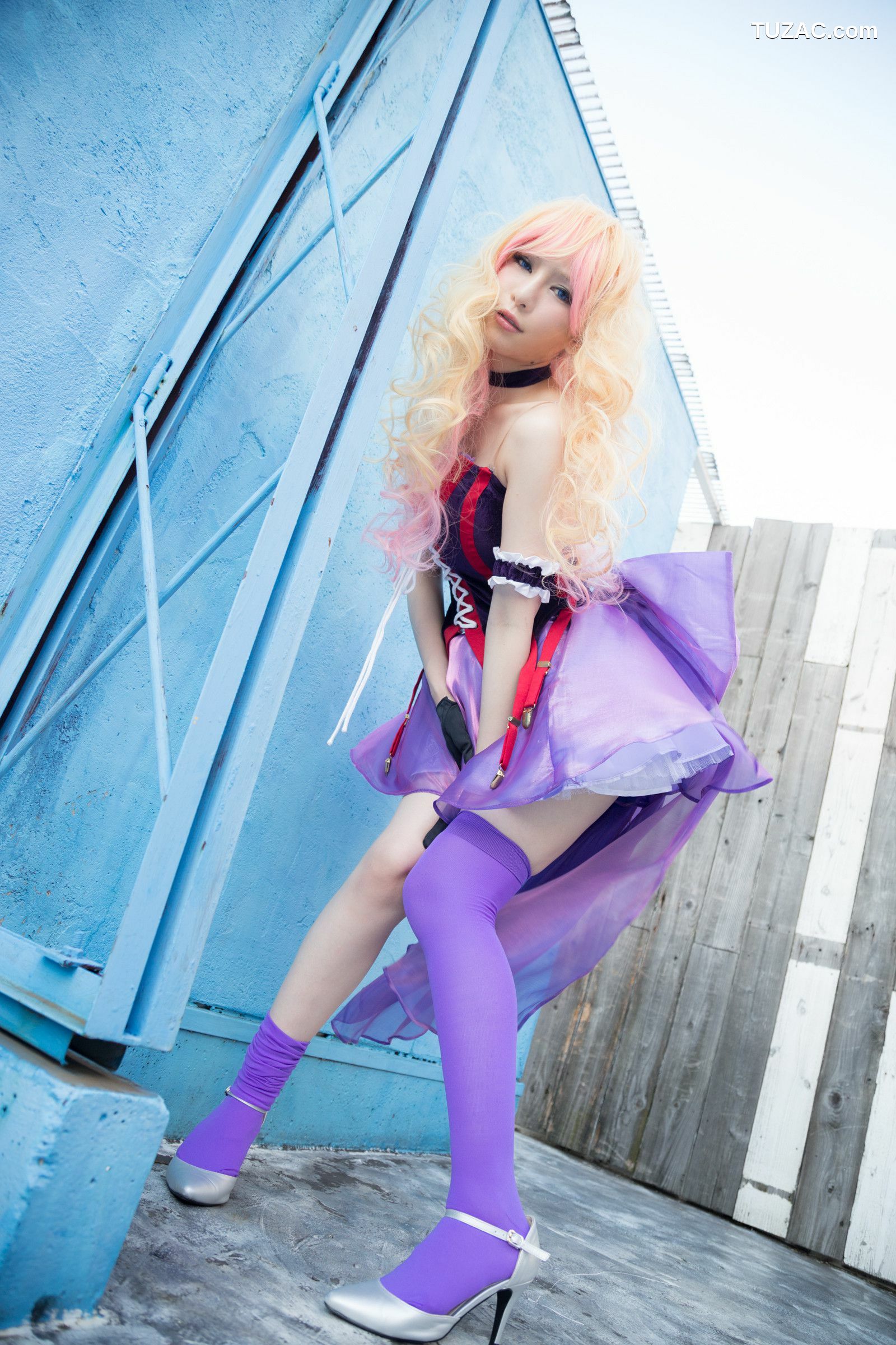 日本CosPlay_Aoi(葵) 《Macros(マクロス)》Sheryl Nome(シェリル&middot;ノーム) 写真集[70P]