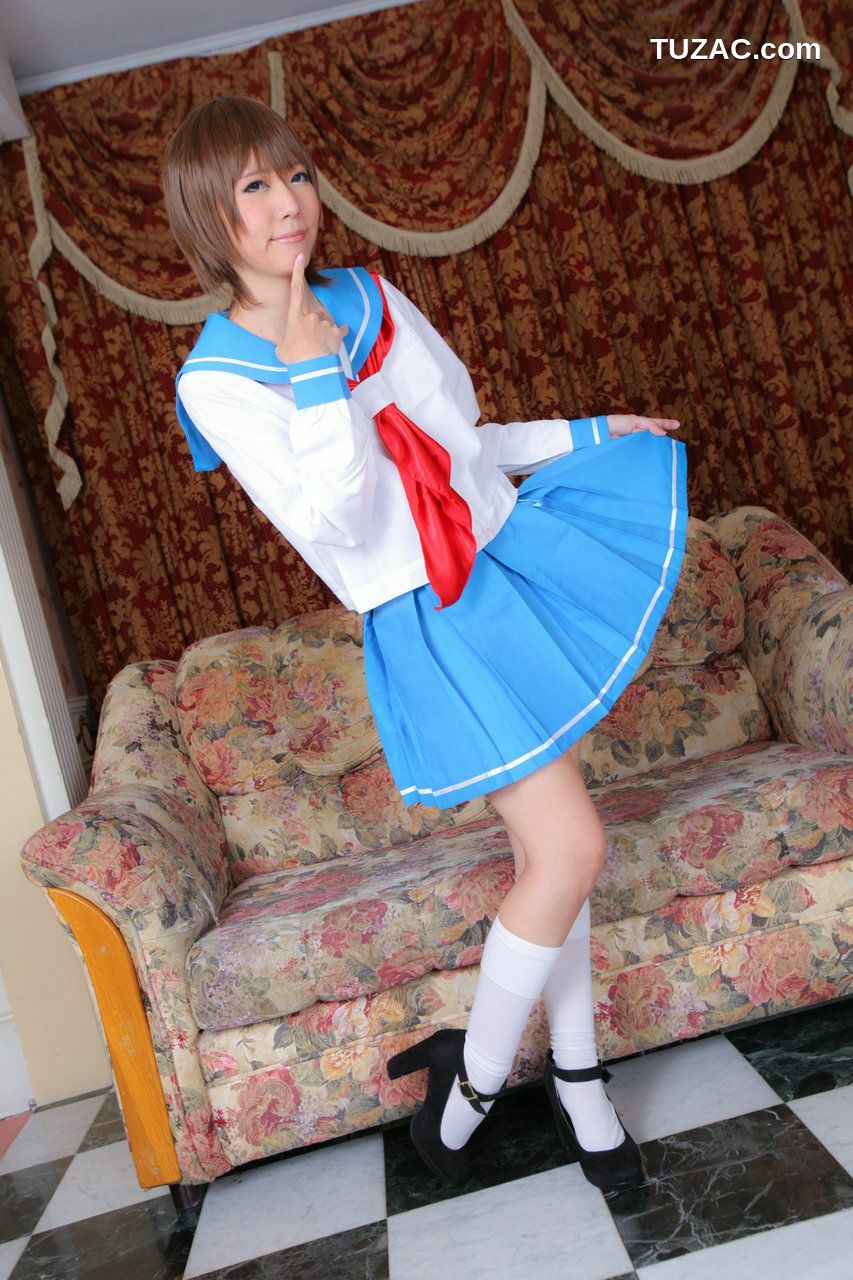 日本CosPlay_Ayane《咲-Saki-》宮永咲+国広一 写真集[100P]