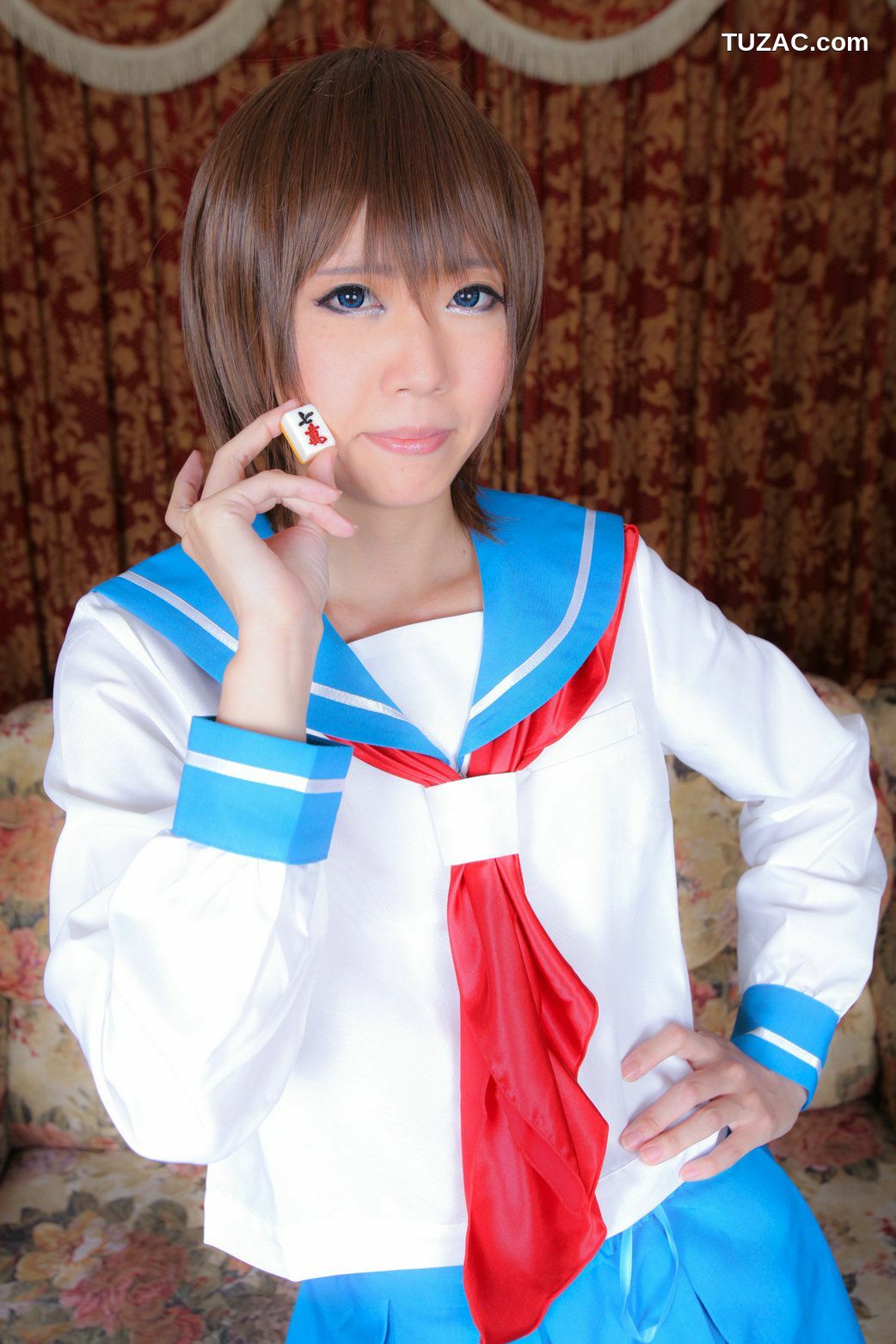 日本CosPlay_Ayane《咲-Saki-》宮永咲+国広一 写真集[100P]