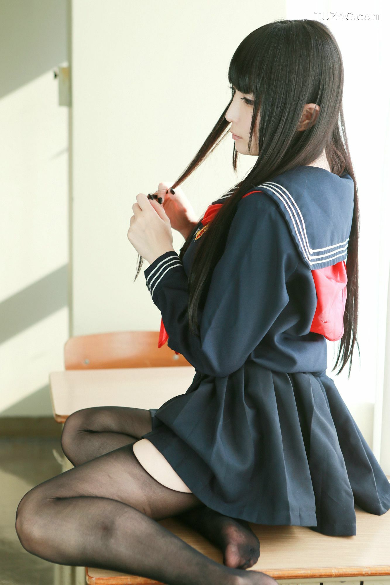 日本CosPlay_LeChat(るしゃ) School Girl(女子校生) 写真集[100P]
