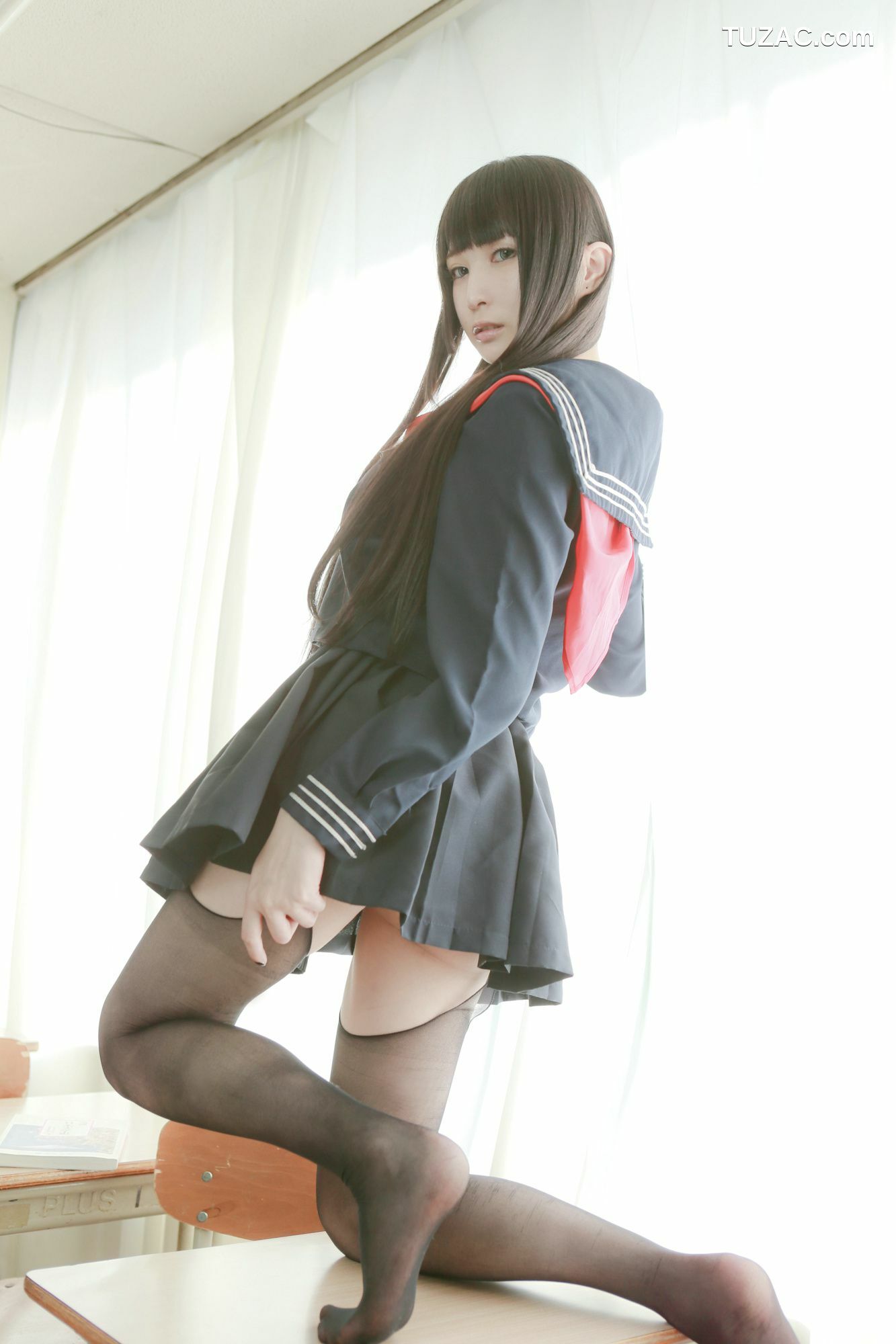 日本CosPlay_LeChat(るしゃ) School Girl(女子校生) 写真集[100P]