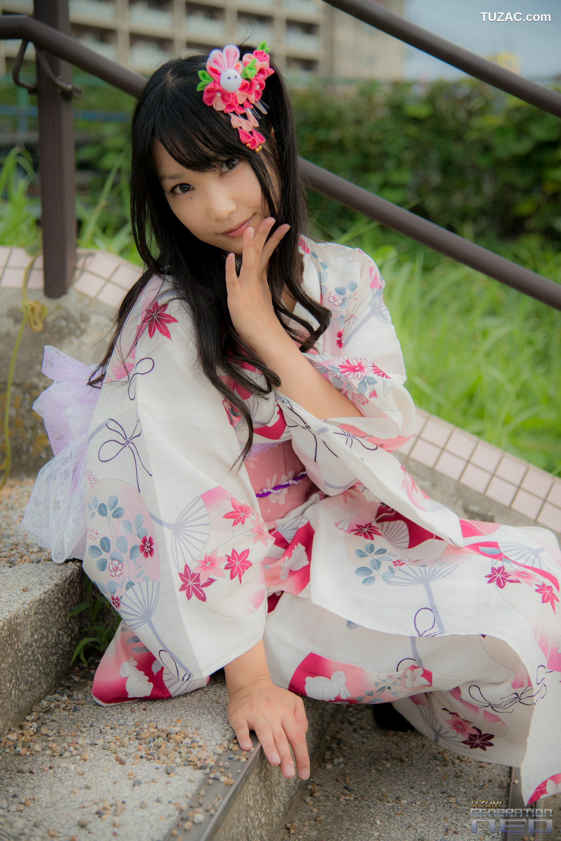 日本CosPlay_Lenfried《Idolmaster》Shimamura Uzuki(島村卯月) 写真集[100P]