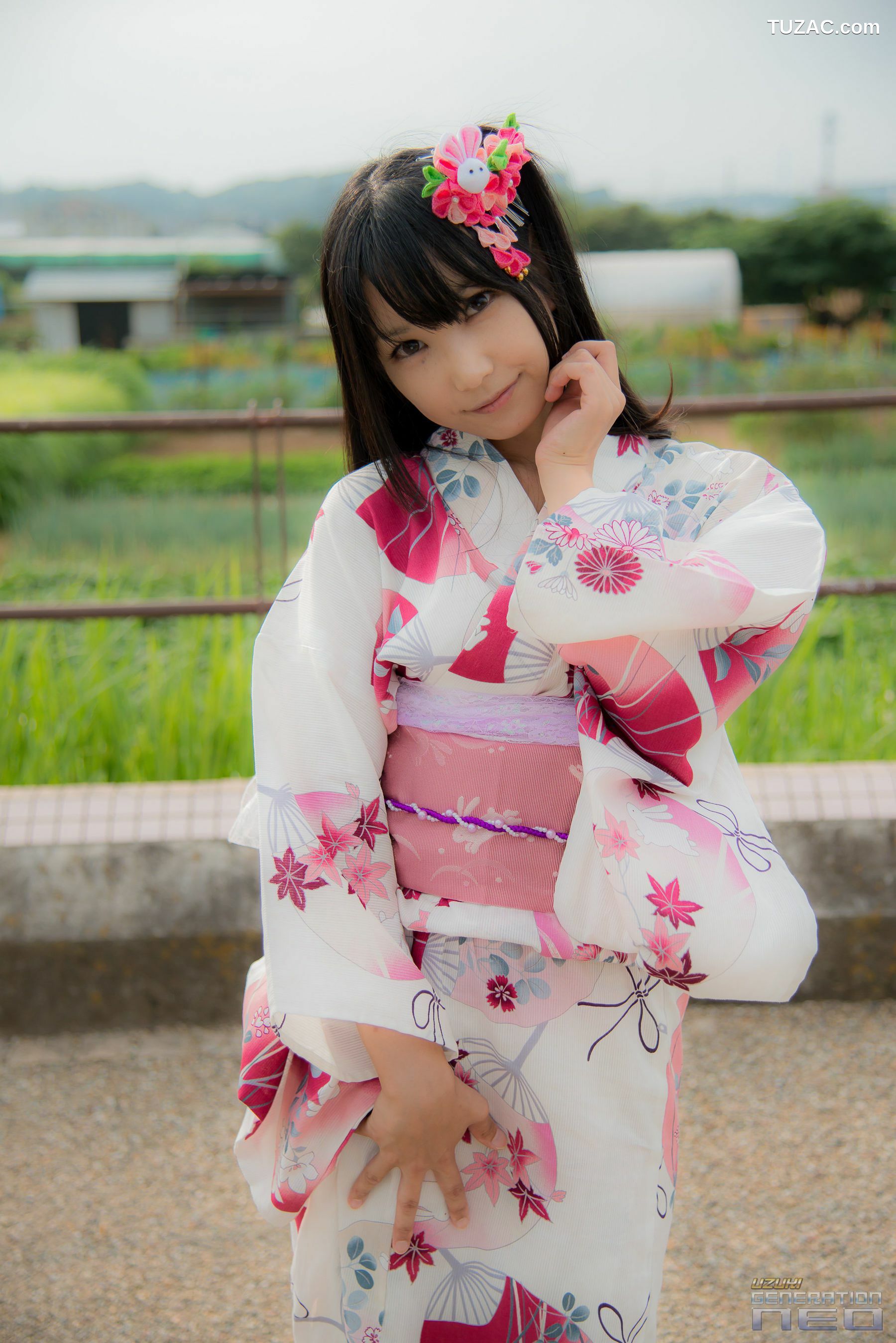 日本CosPlay_Lenfried《Idolmaster》Shimamura Uzuki(島村卯月) 写真集[100P]