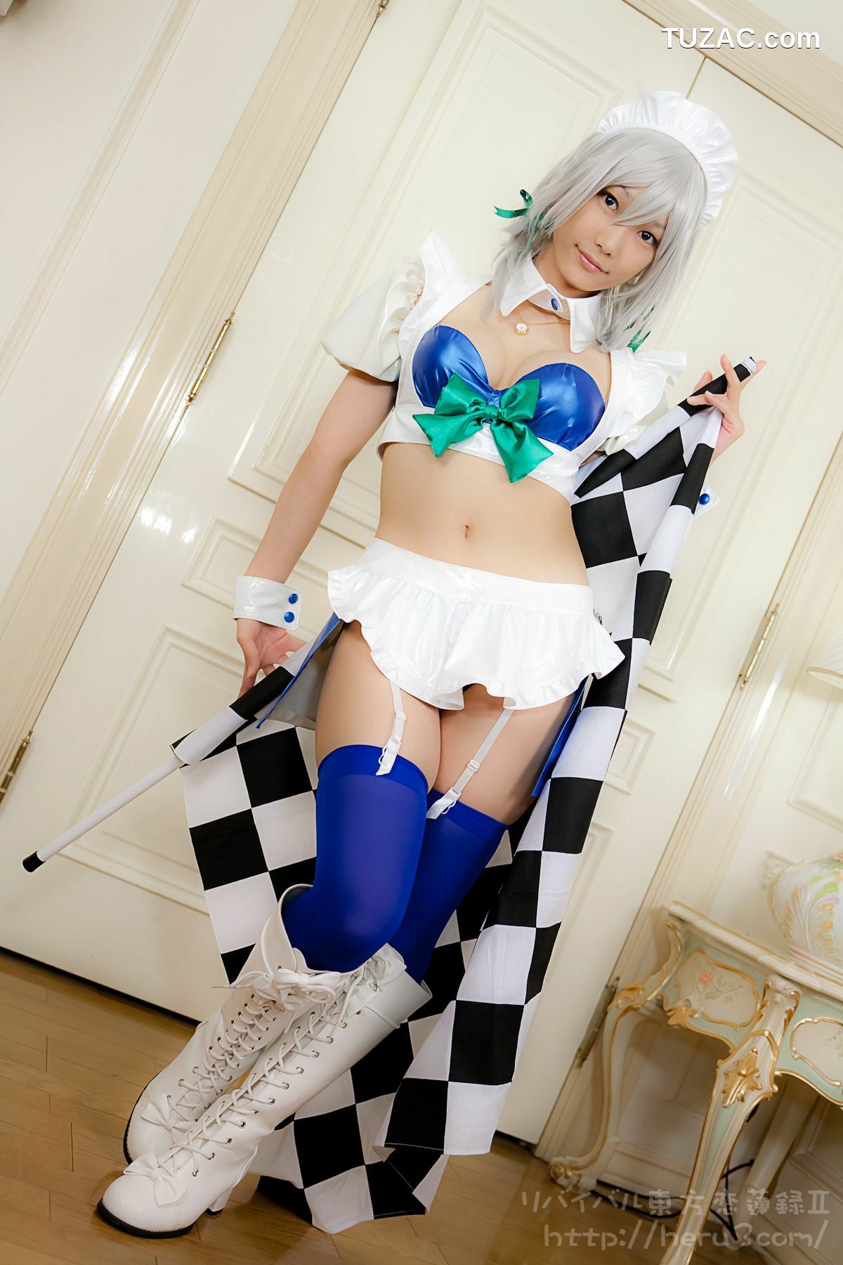 日本CosPlay_Lenfried《东方Project》十六夜咲夜 Special-RaceQueen 写真集