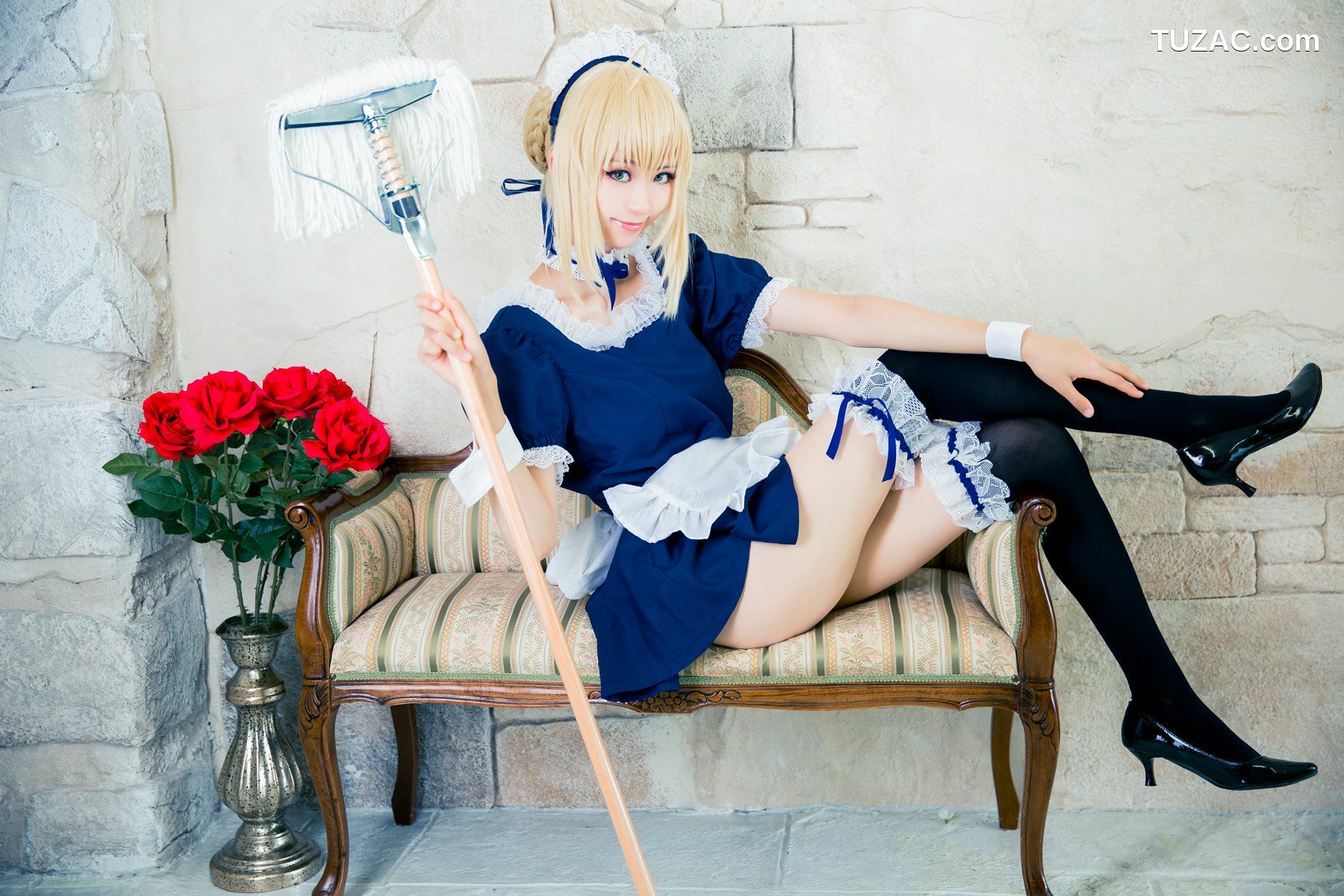 日本CosPlay_Mike(ミケ) 《Fate stay night》Saber 写真集[100P]