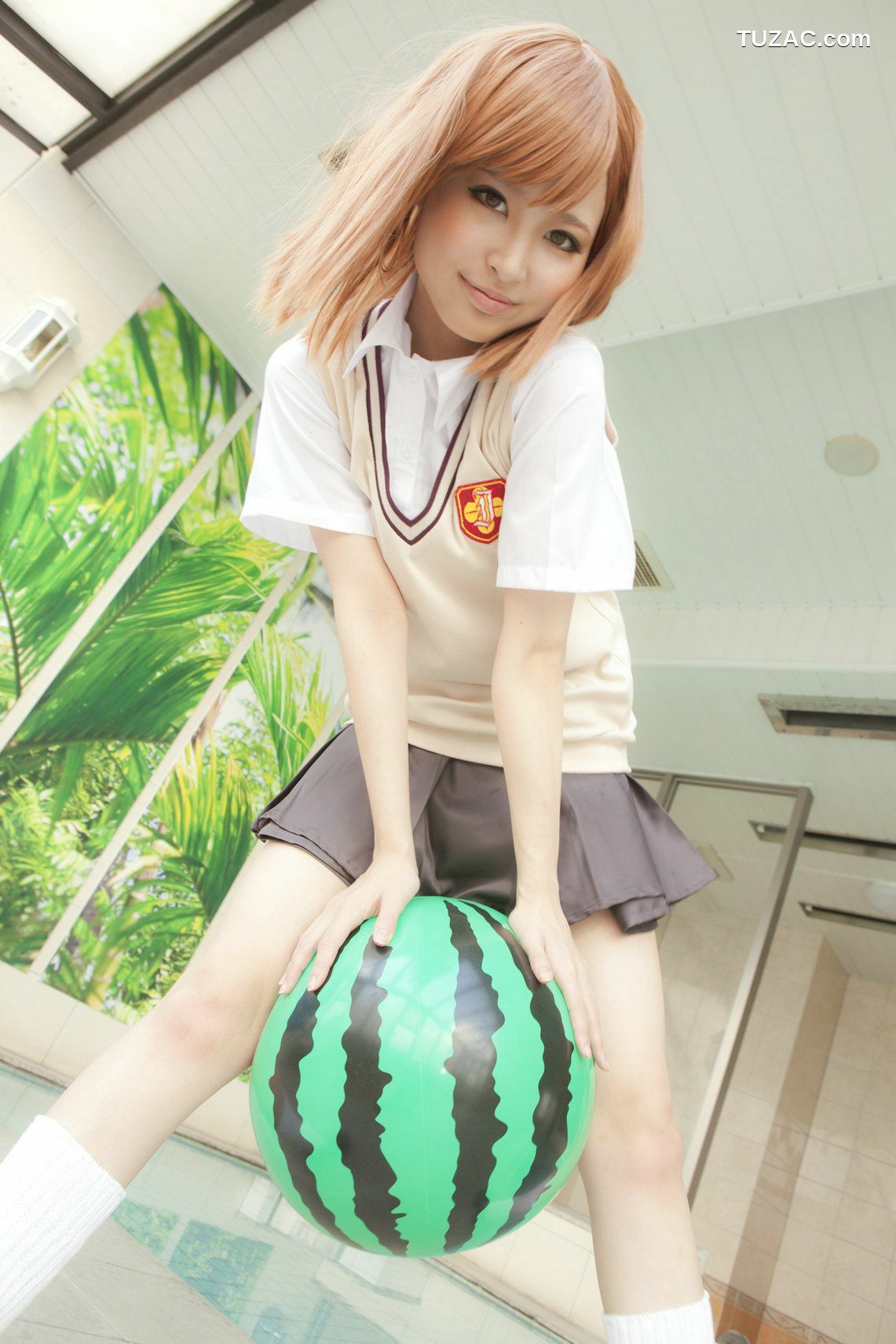 日本CosPlay_Na-san《とある科学の超電磁砲》Misaka Mikoto(御坂美琴)  写真集[105P]