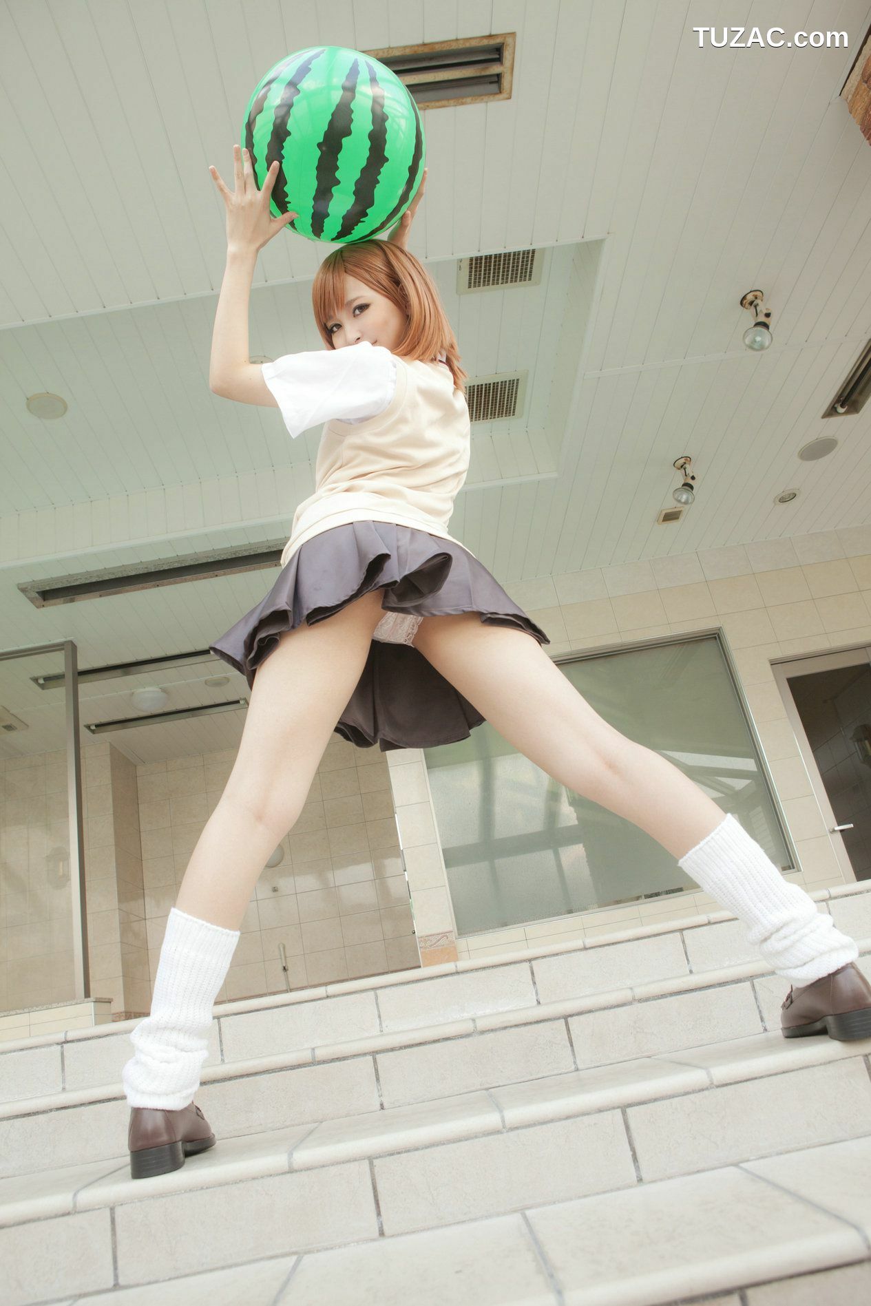 日本CosPlay_Na-san《とある科学の超電磁砲》Misaka Mikoto(御坂美琴)  写真集[105P]