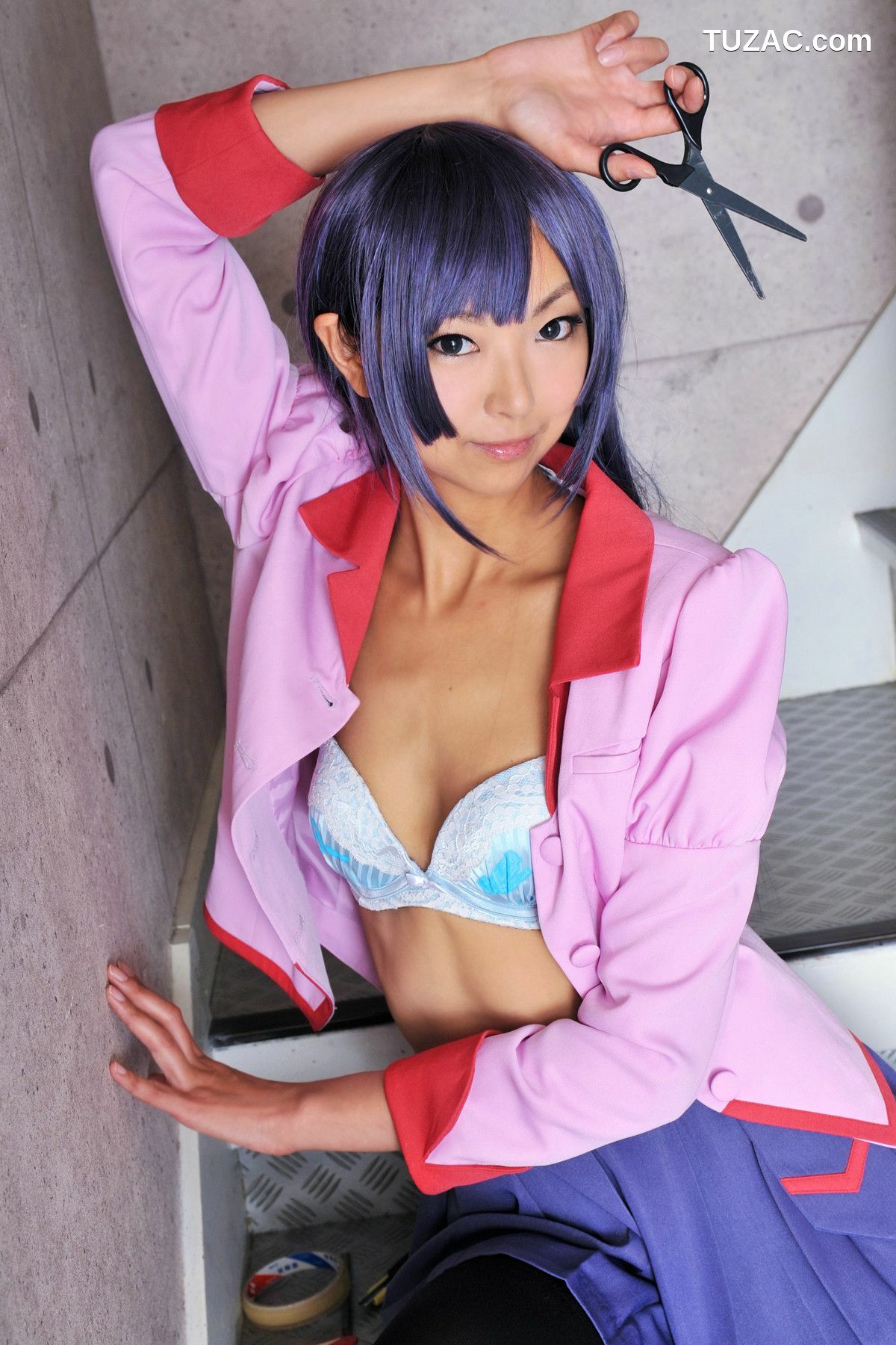 日本CosPlay_Necoco(ねここ) 《バケモノガタリ》Senjougahara Hitagi &amp; Kanbaru Suruga 写真集