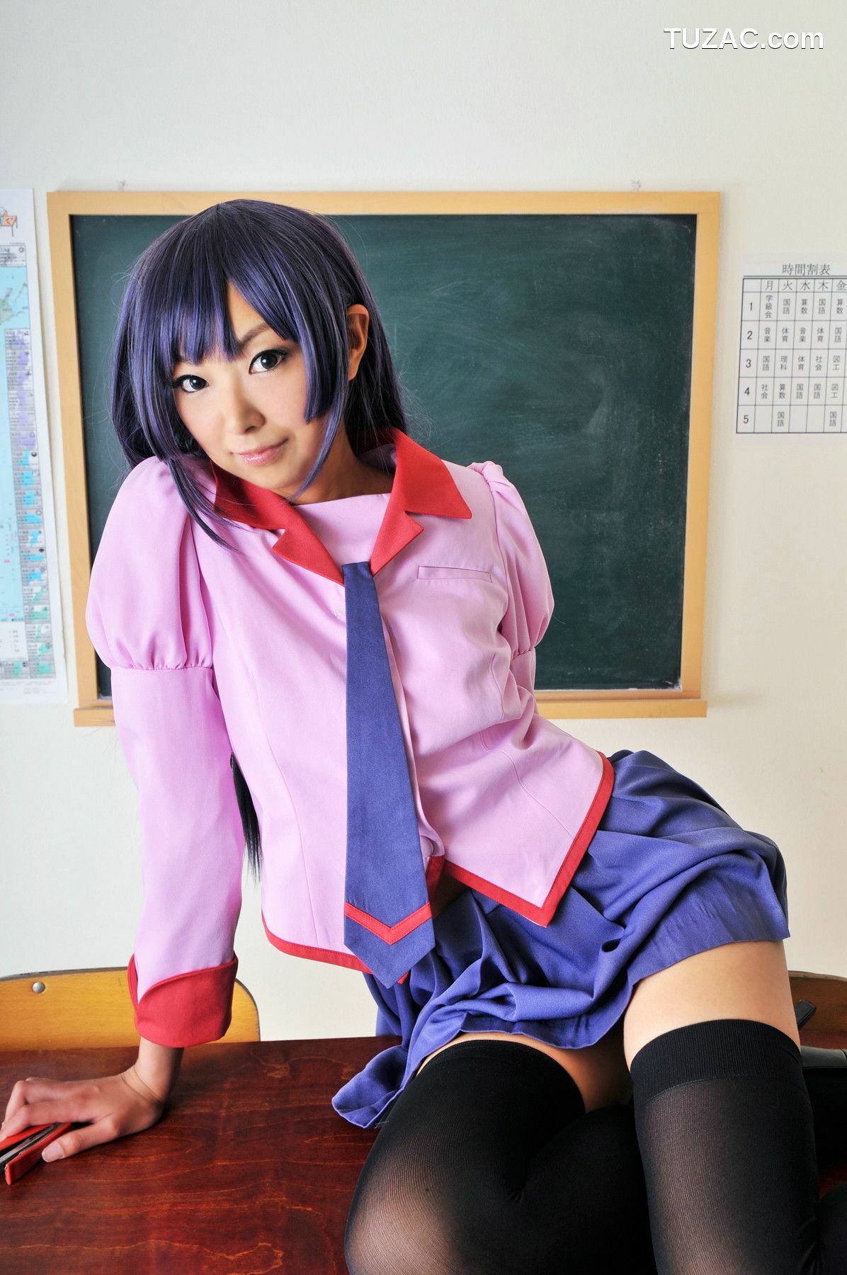 日本CosPlay_Necoco(ねここ) 《バケモノガタリ》Senjougahara Hitagi &amp; Kanbaru Suruga 写真集