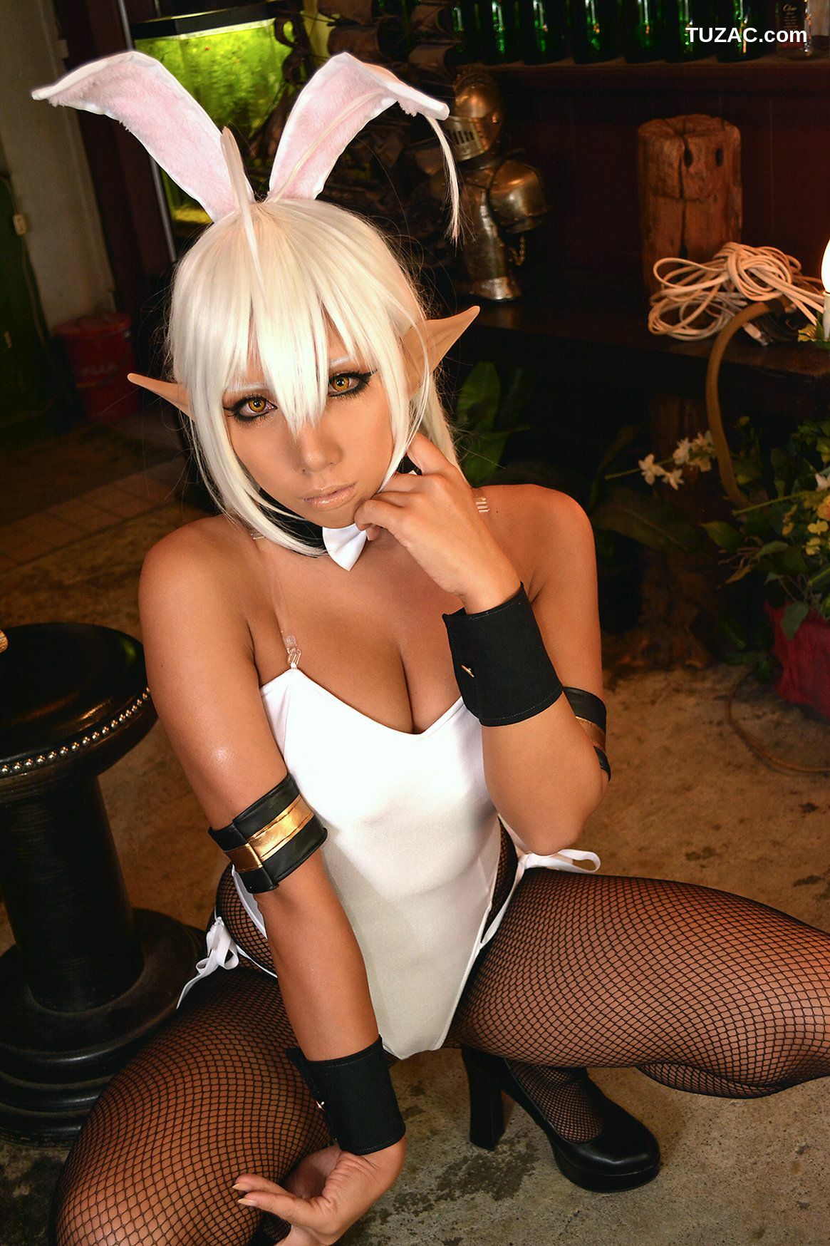 日本CosPlay_Non SummerJack 《装甲悪鬼村正》Sansei Muramasa Bunny兔女郎 写真集