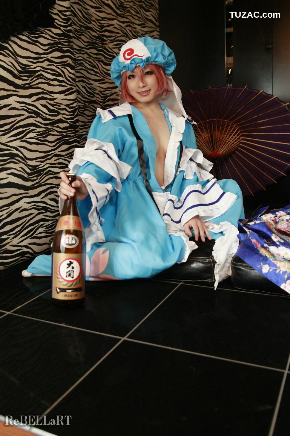 日本CosPlay_あらい夜魅 《東方Project》西行寺幽々子 写真集