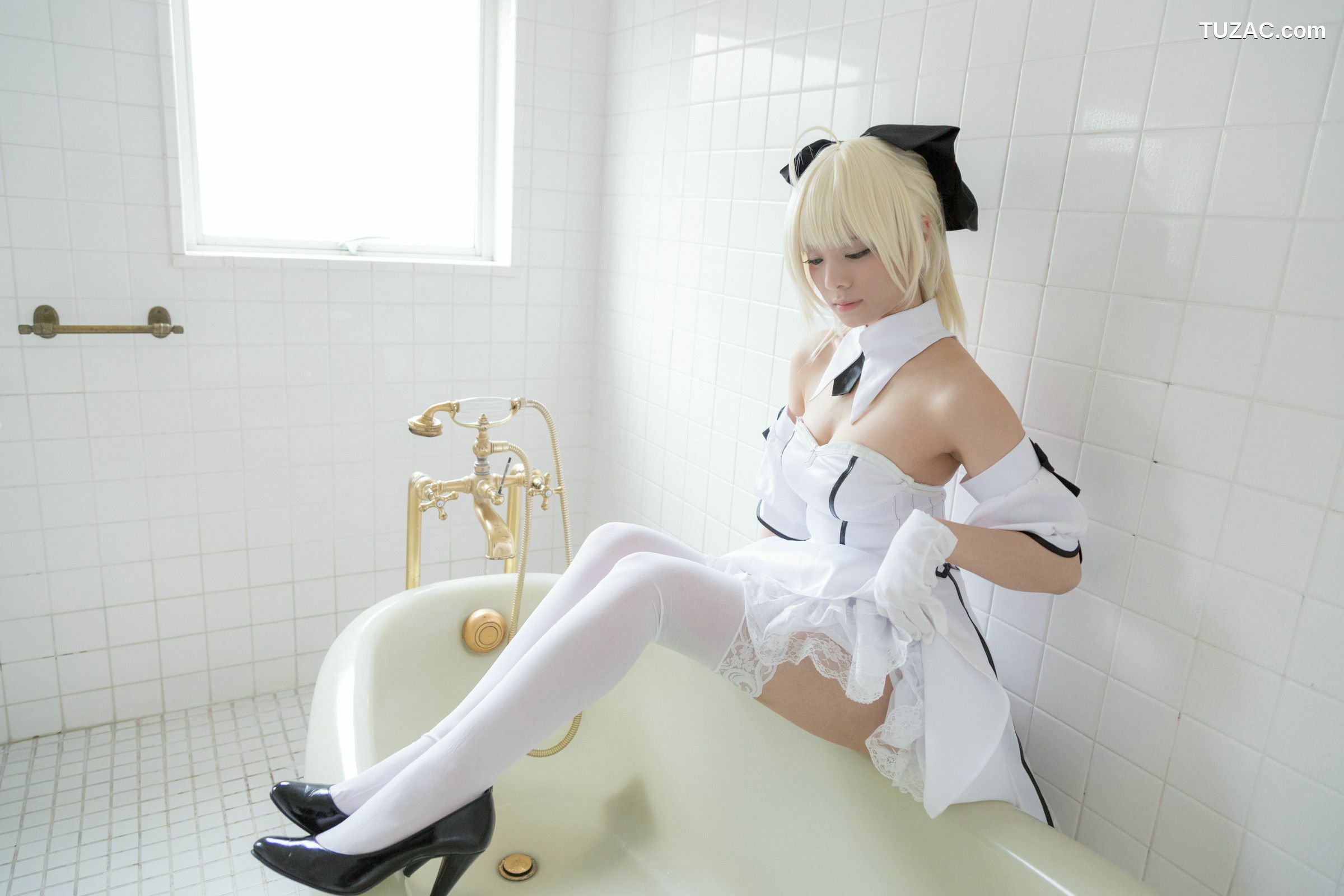 日本CosPlay_うさ吉&amp;Na-san 《Fat stay night》Saber+《甘城ブリリアントパーク》千斗いすず 写真集[100P]