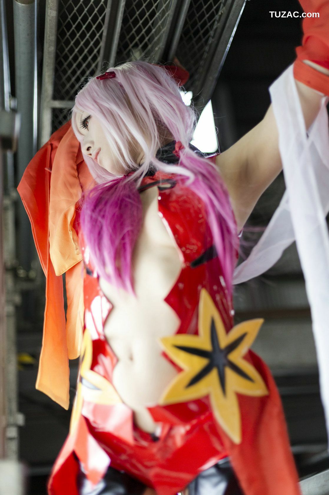 日本CosPlay_うさ吉 《Guilty Crown》Yuzuriha Inori 写真集[100P]