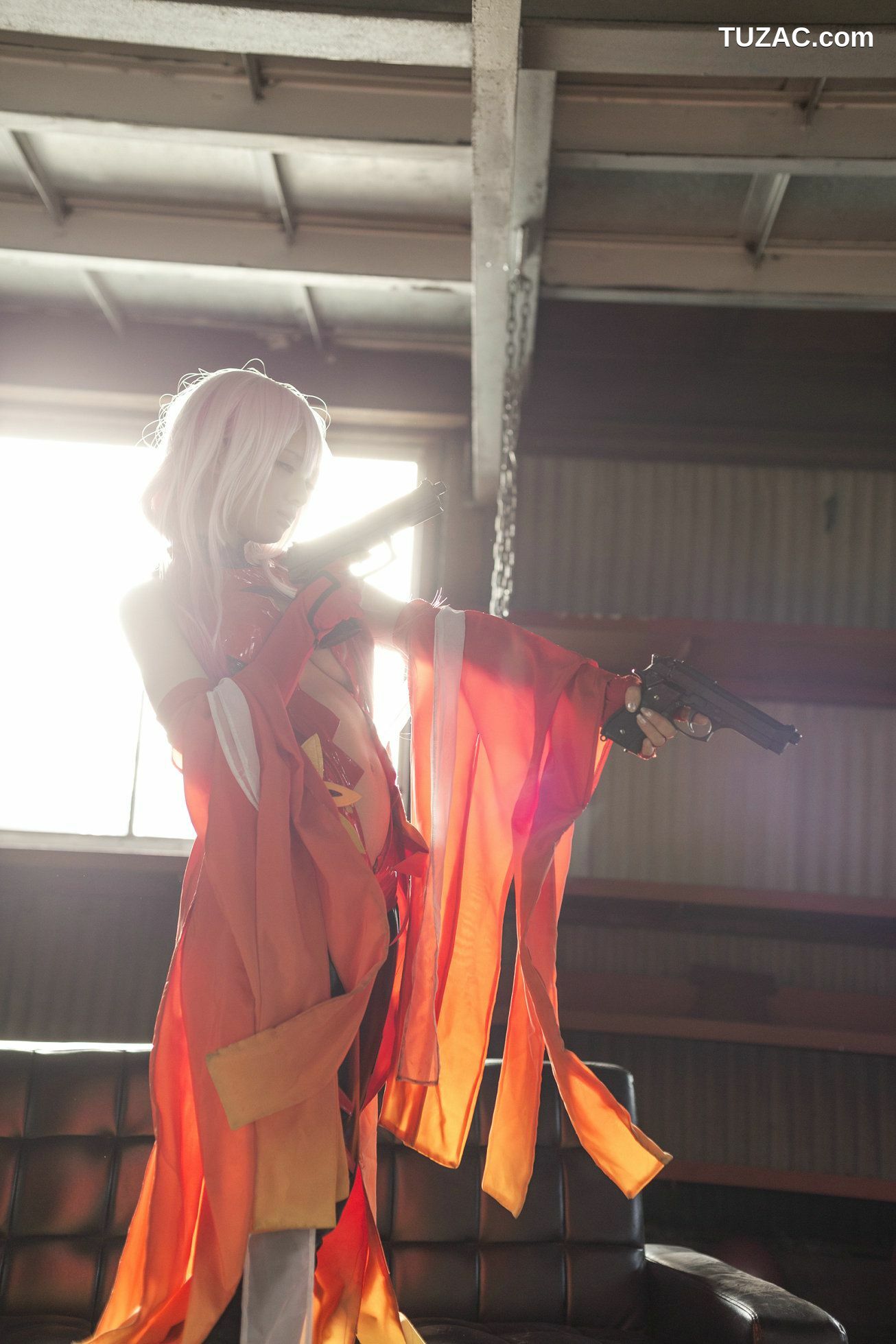 日本CosPlay_うさ吉 《Guilty Crown》Yuzuriha Inori 写真集[100P]