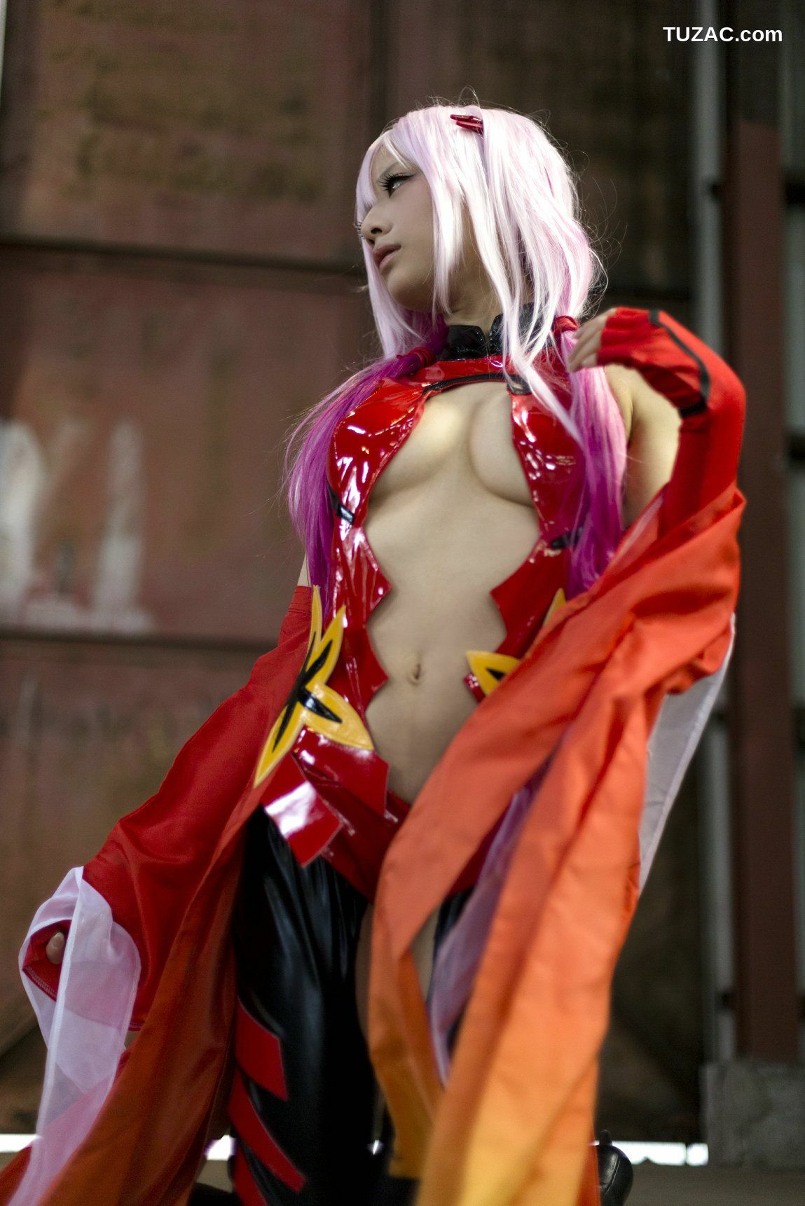 日本CosPlay_うさ吉 《Guilty Crown》Yuzuriha Inori 写真集[100P]
